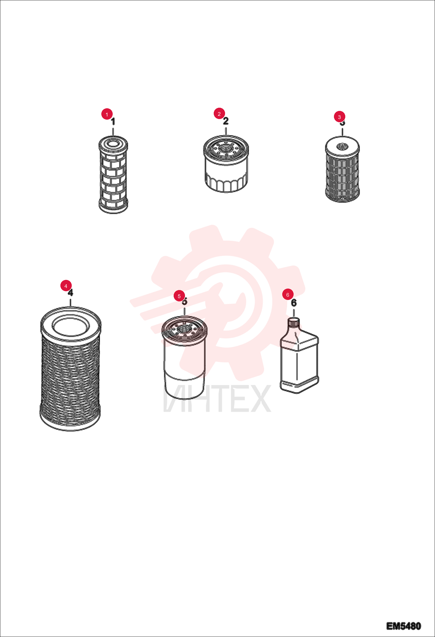 FILTER, OIL HYD 6913059 (3)