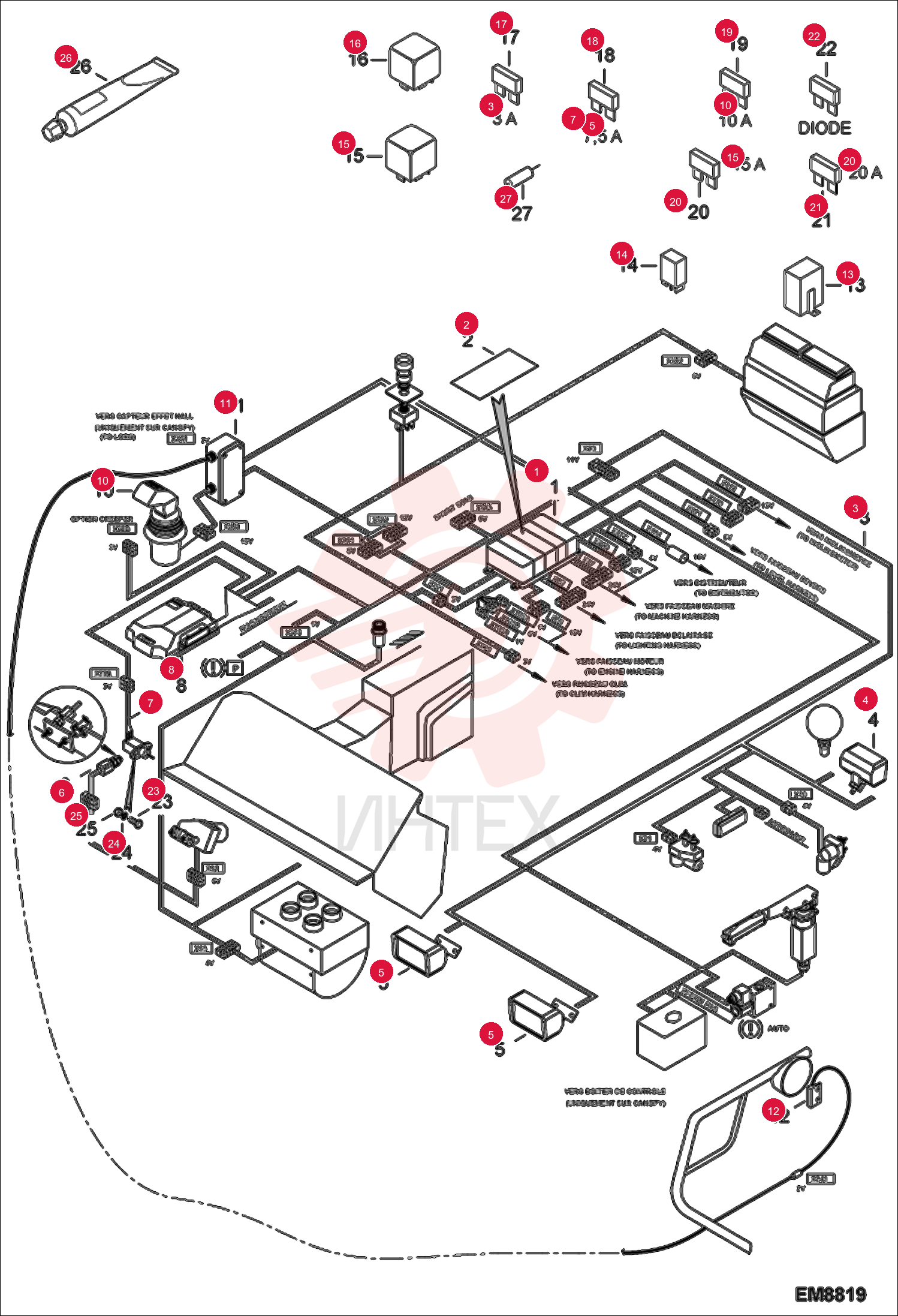 HARNESS CAB 6916967 (1)