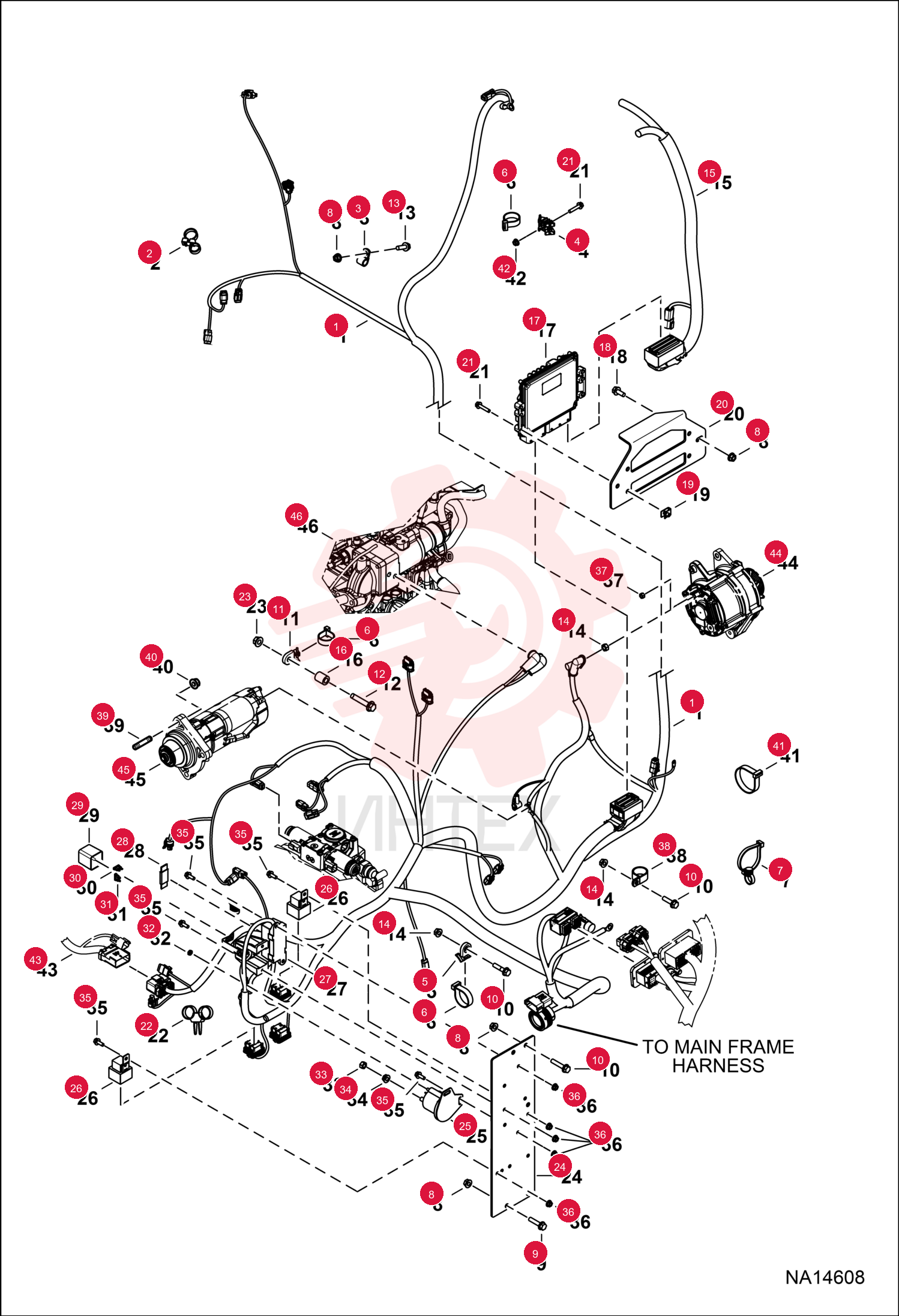 HARNESS ENGINE 7335651