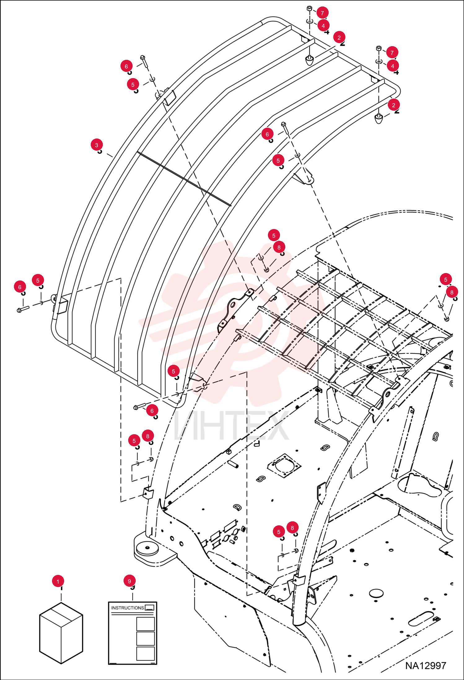 KIT GLASS SHIELD 7324897