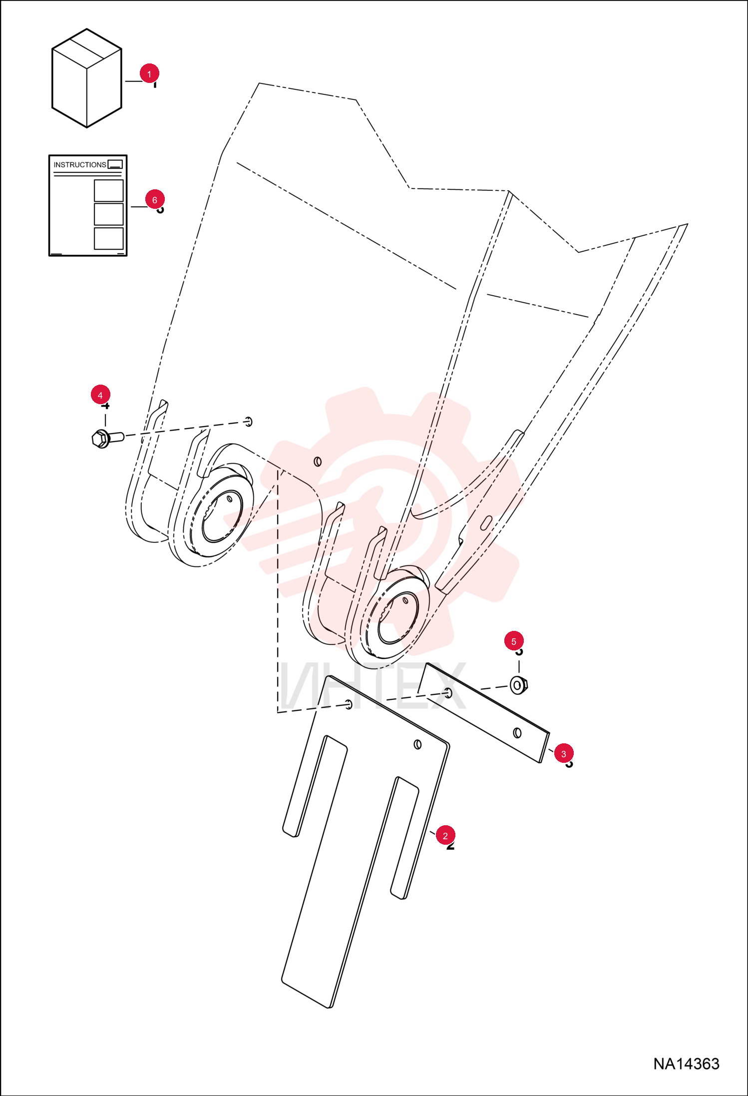 KIT PROTECTION CYLINDER TILT 7336401