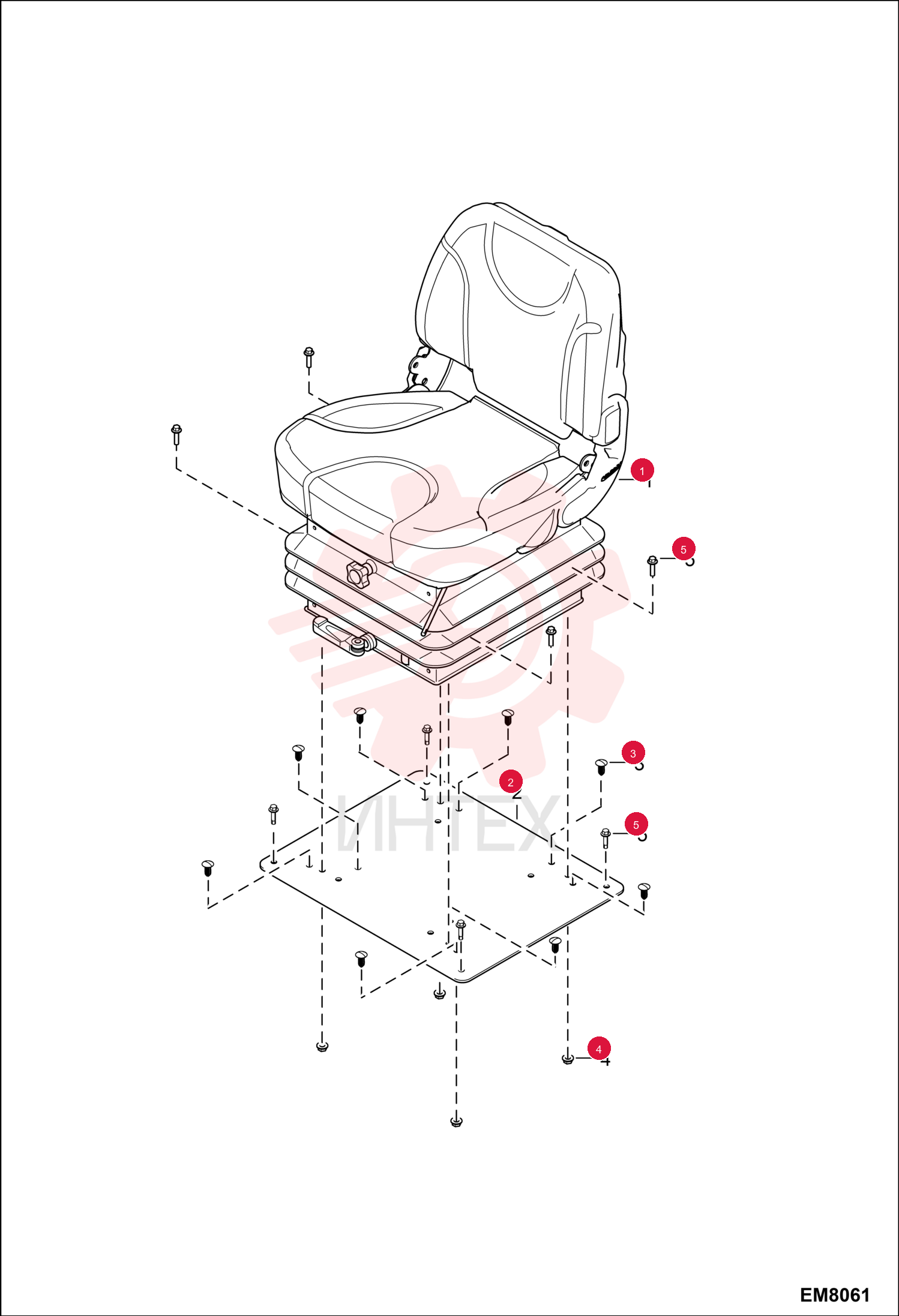 SEAT, MECHANICAL 7236461 (2)