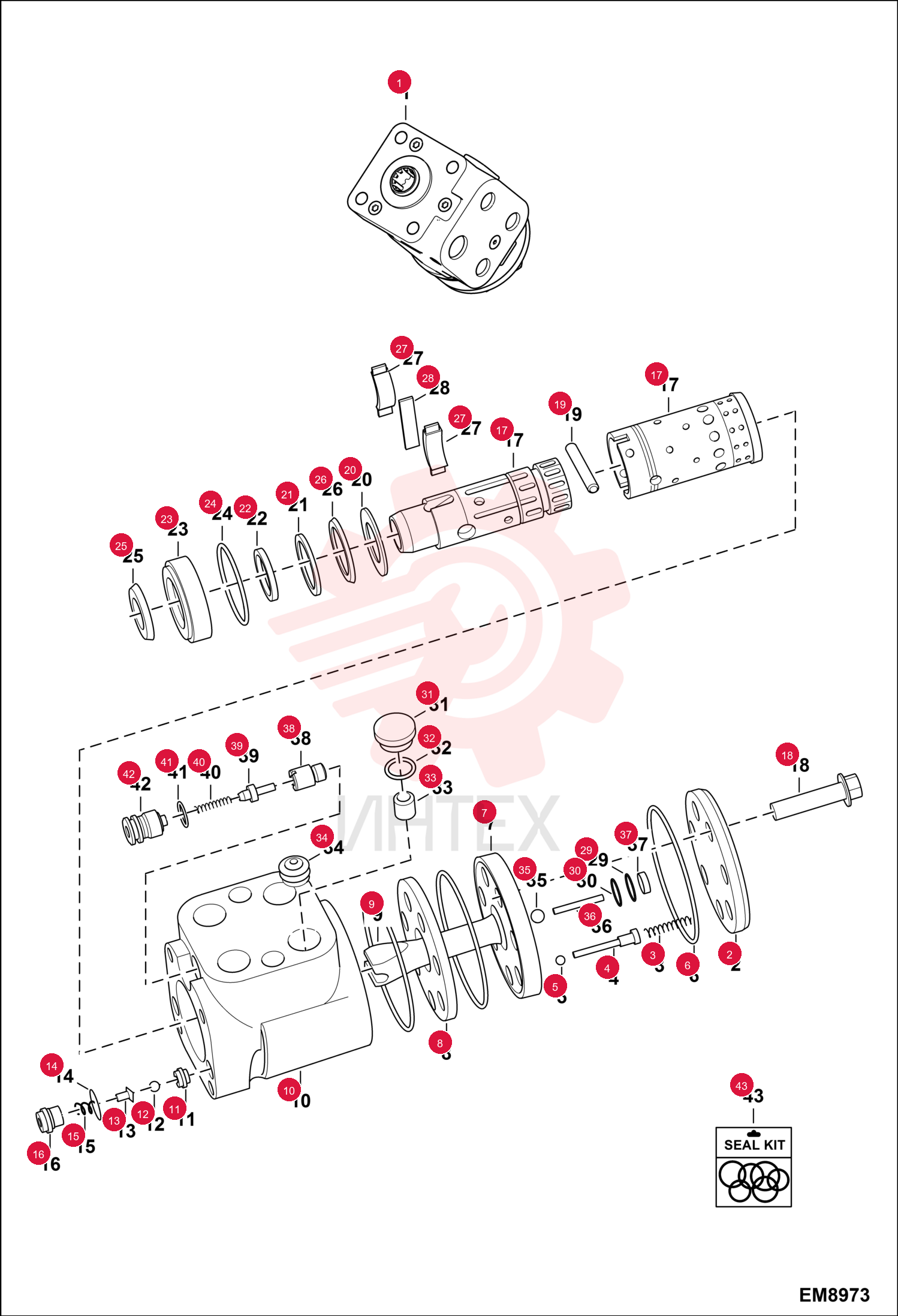 VALVE STEERING 7153582