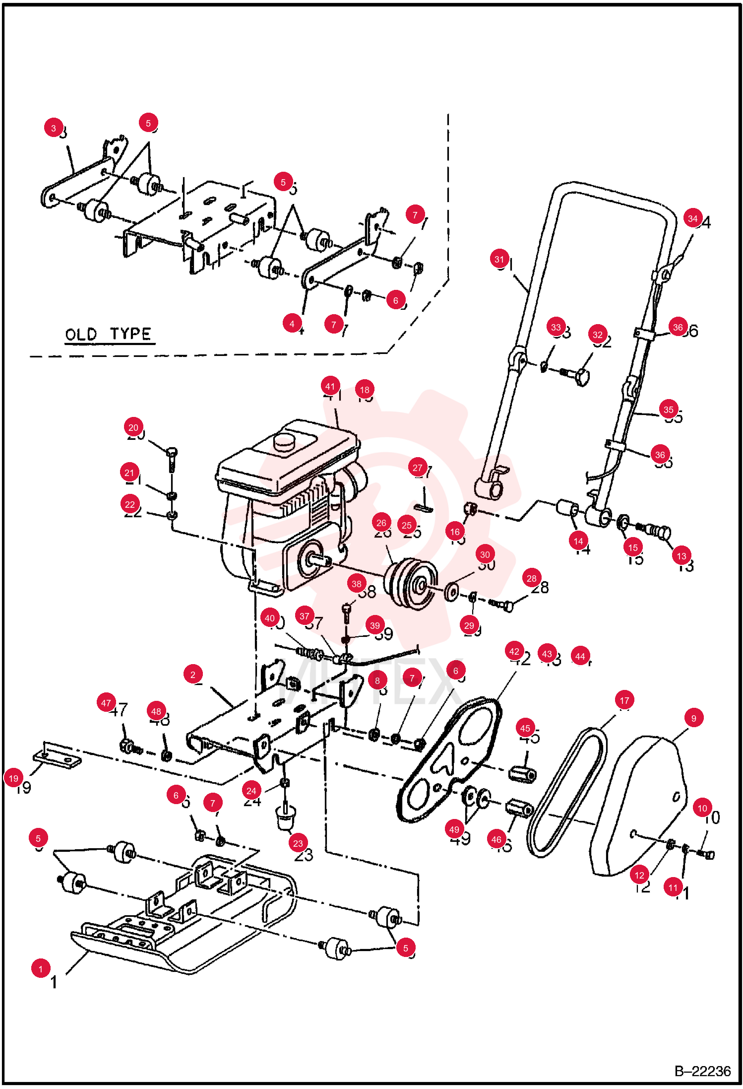 ENGINE BED IR58836040