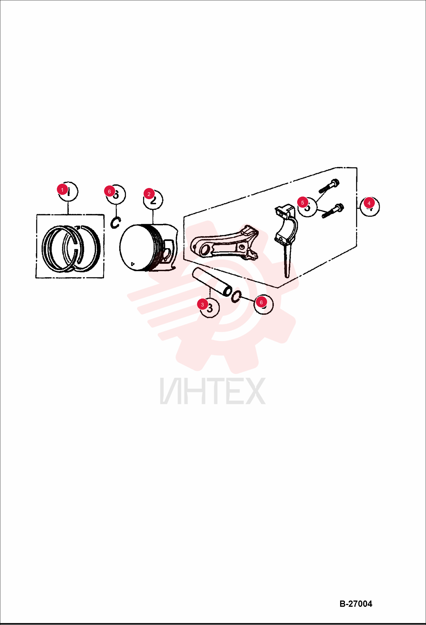 PISTON RING SET IR13221114 (2)