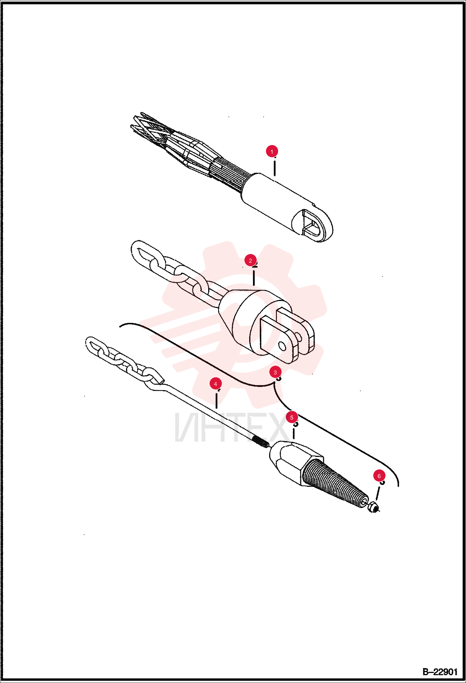 KIT, CABLE PULL 7100498