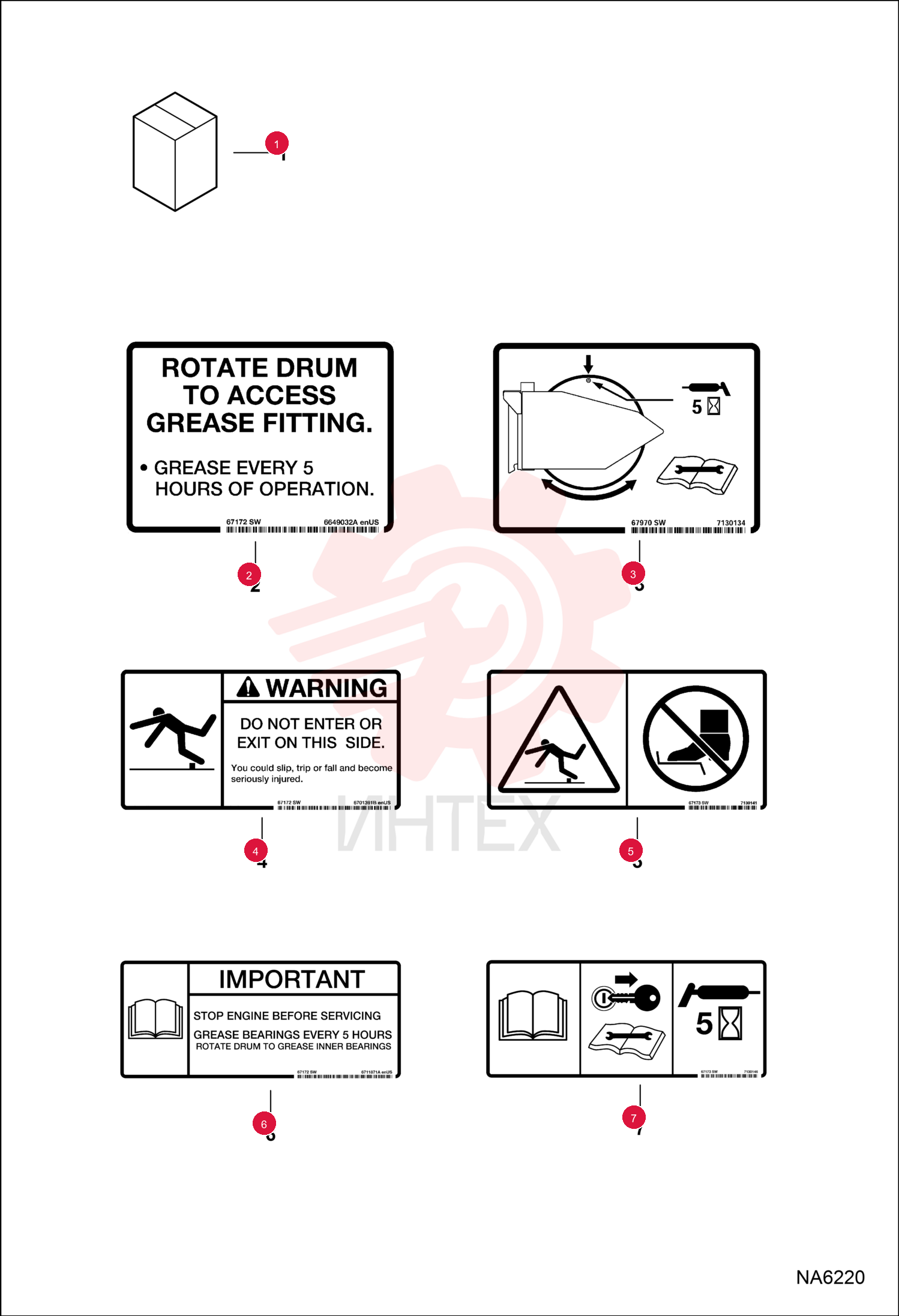 DECAL, DRUM 6649032