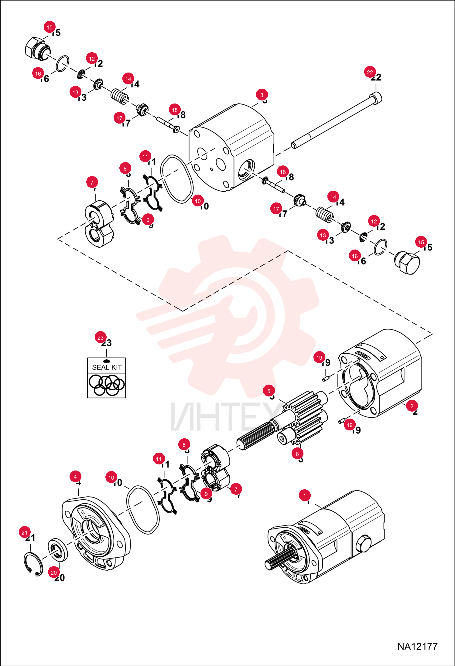 MOTOR, DRIVE HYD 7220086