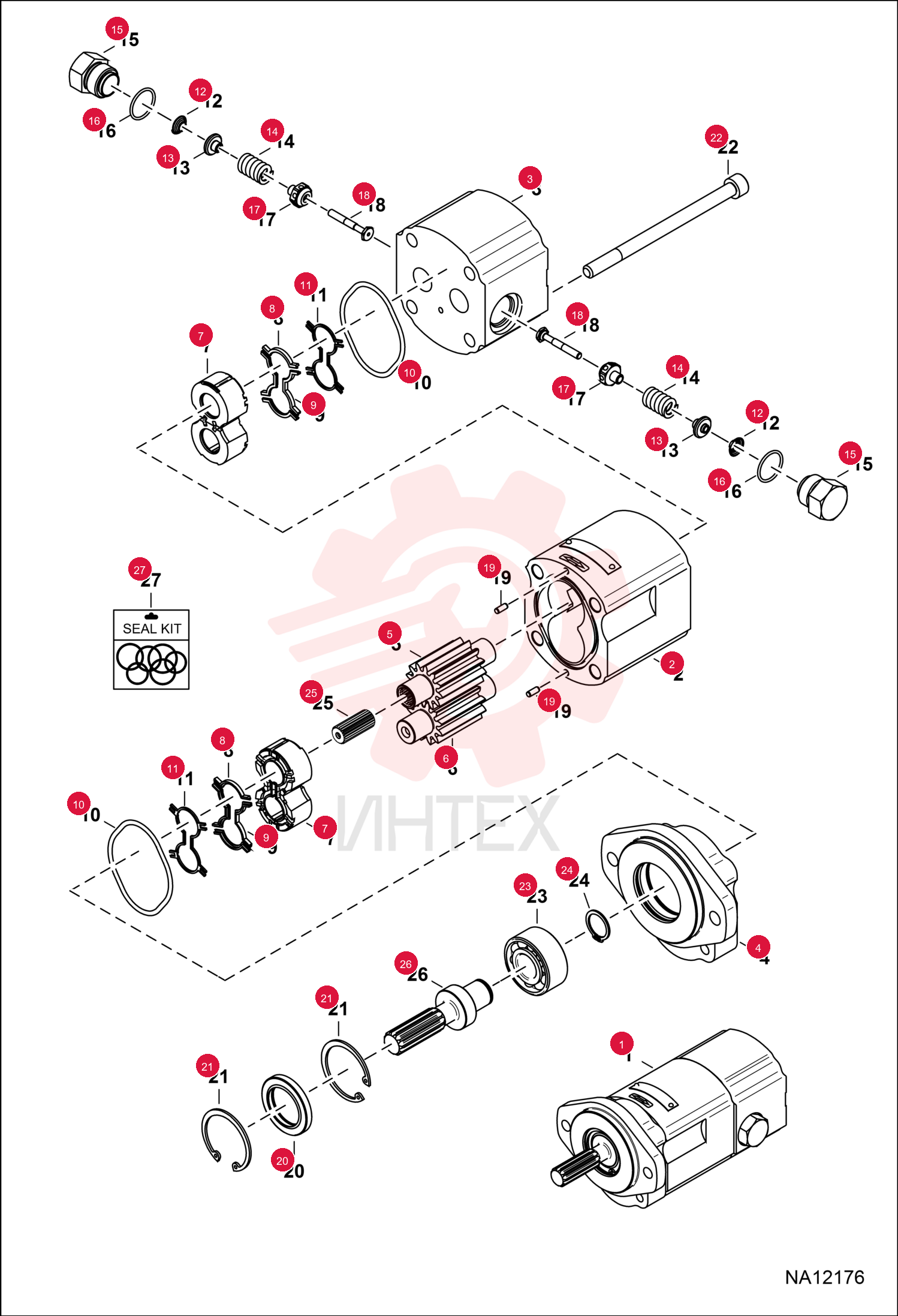 MOTOR HYDRAULIC 7318945