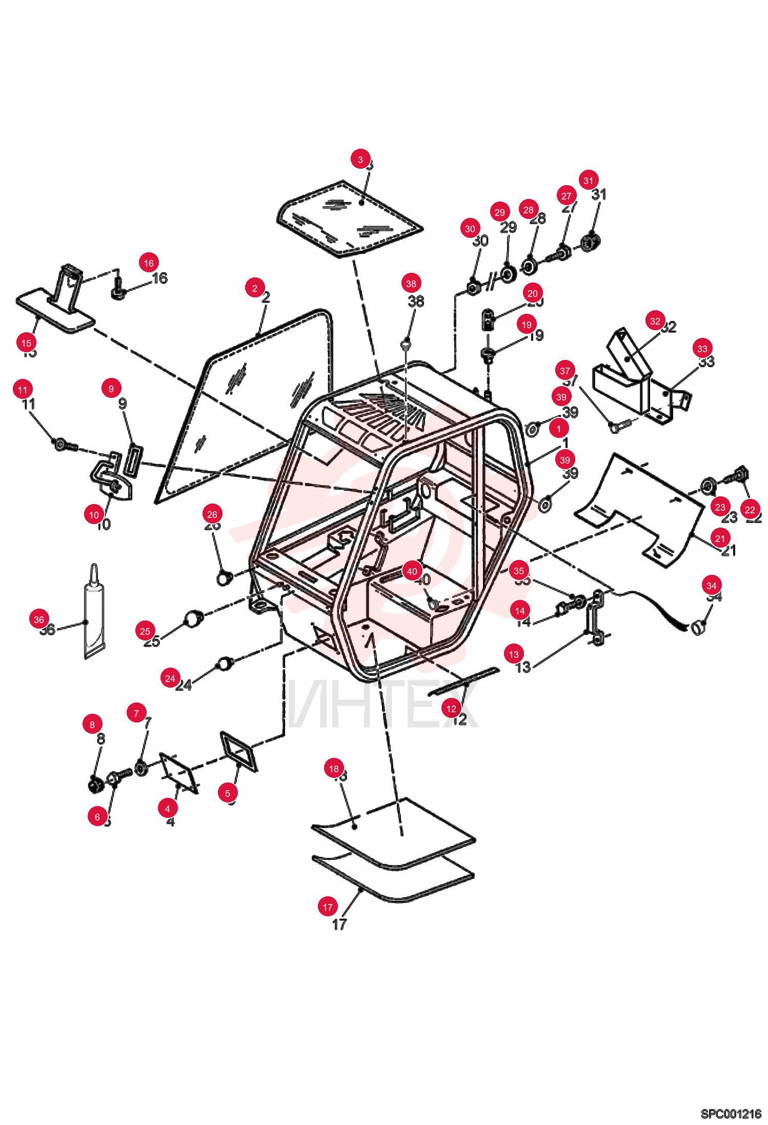 CANOPY ASSY 6909900