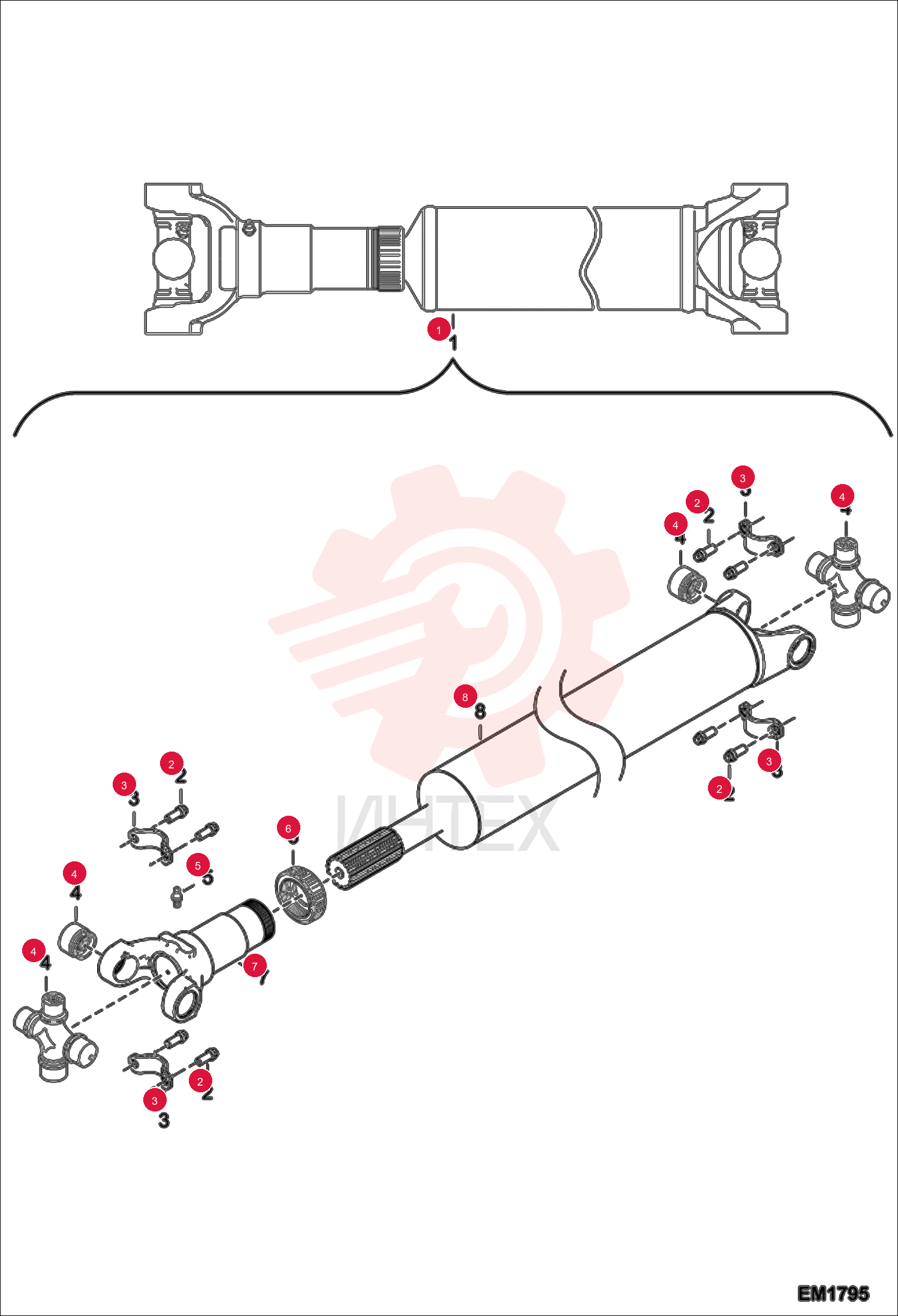 CARDAN SHAFT 6918084