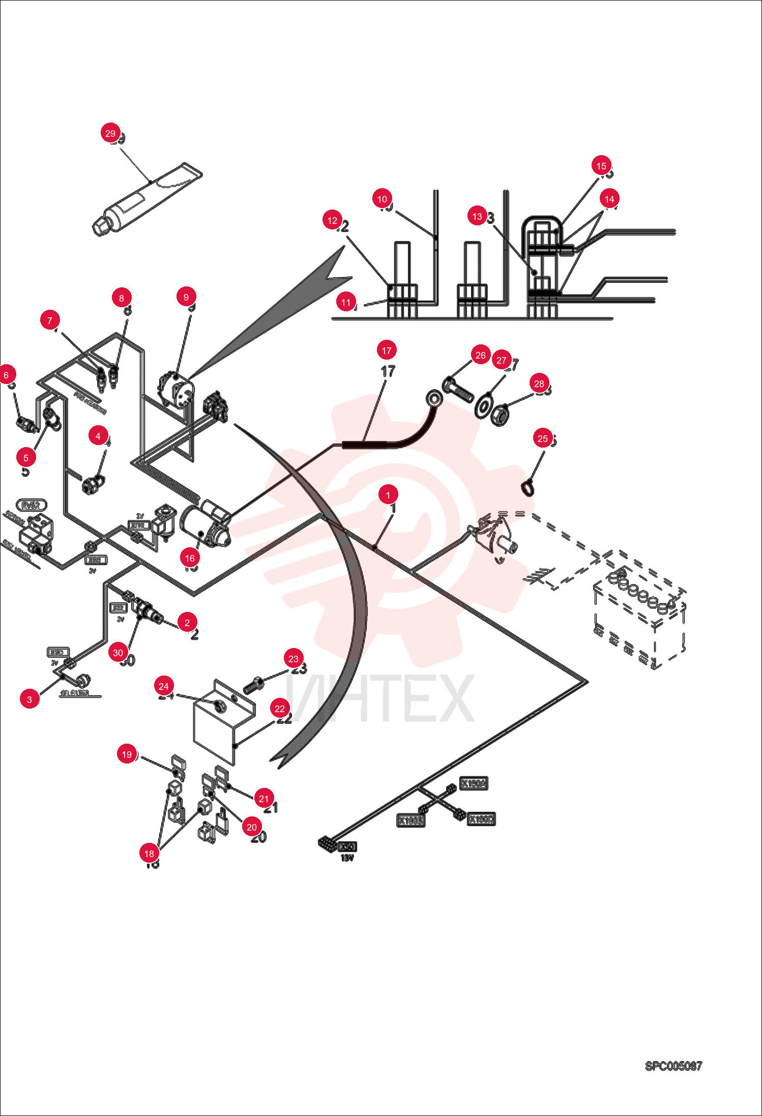 ENGINE WIRING HARNESS 6915845 (1)