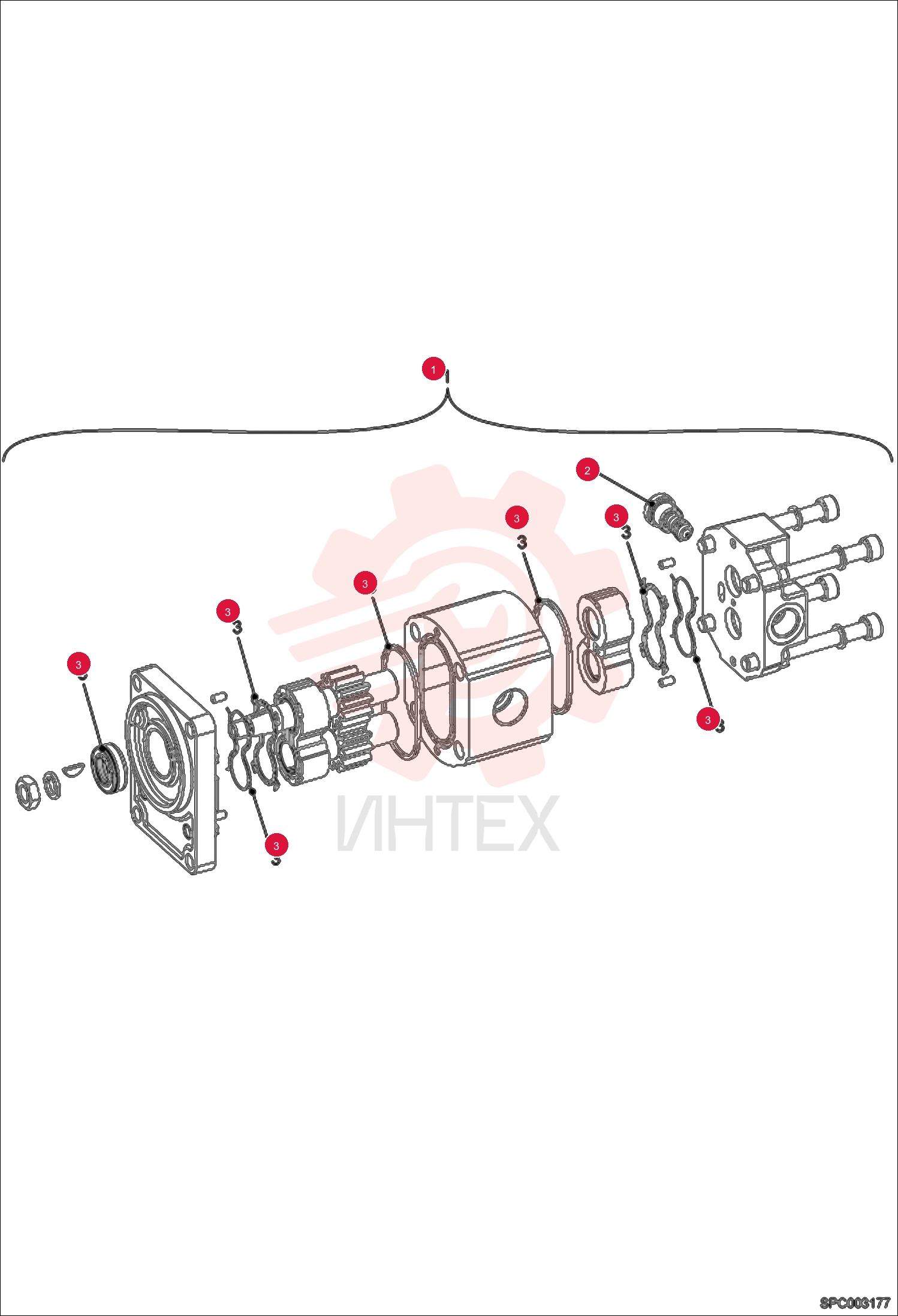 HYDRAULIC MOTOR 6916978 (1)
