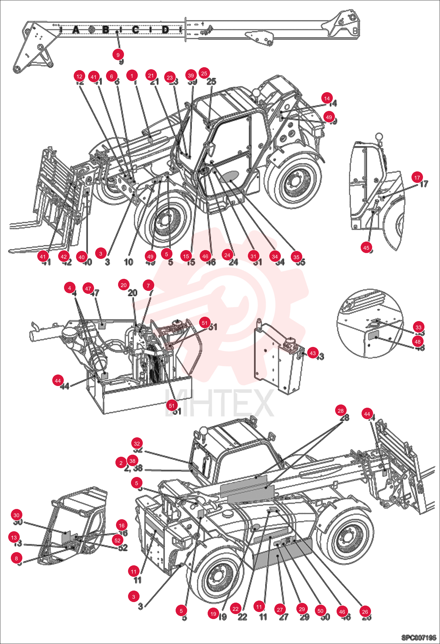 DECAL WARNING FRAME TIPPING