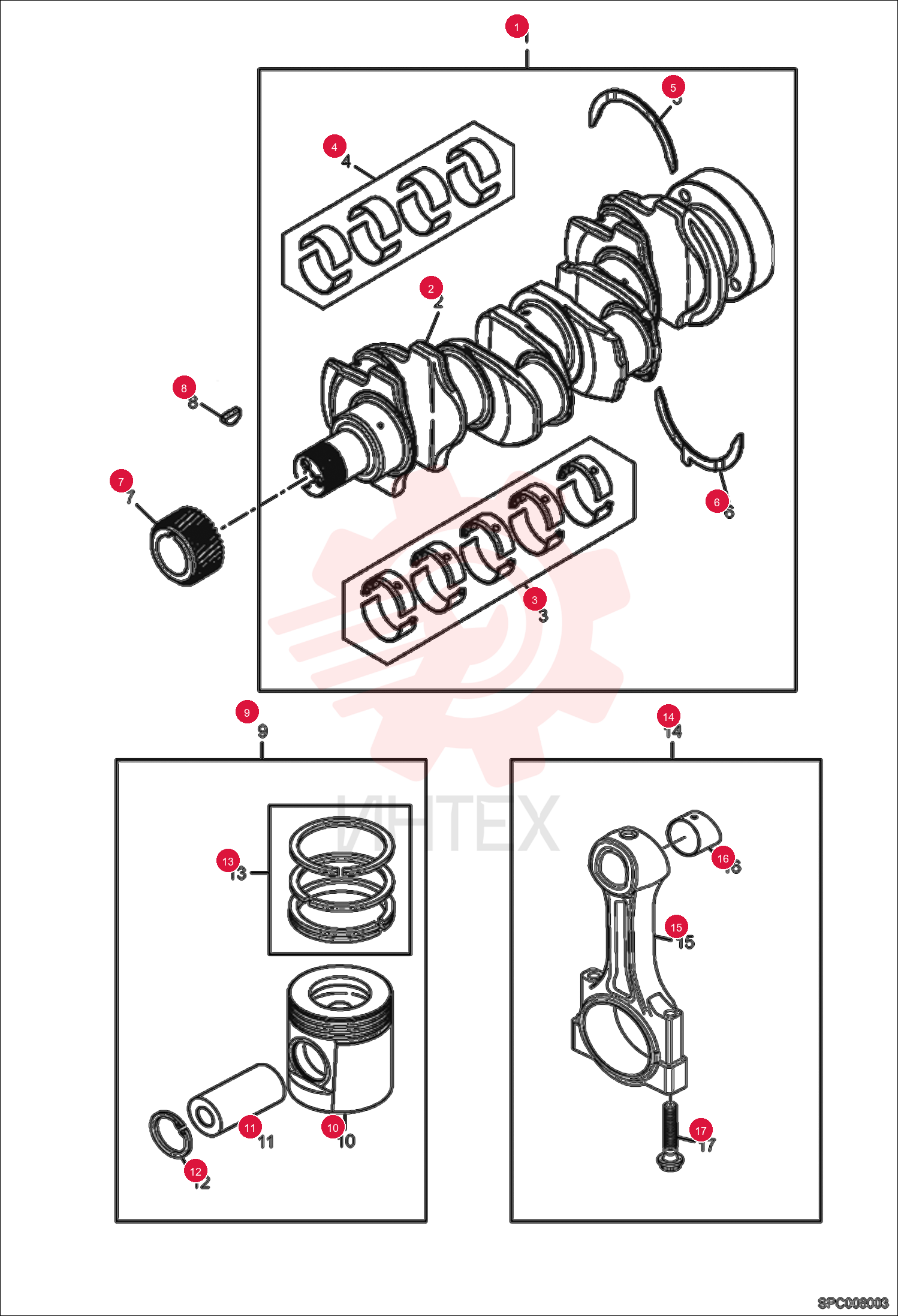 KIT CRANKSHAFT