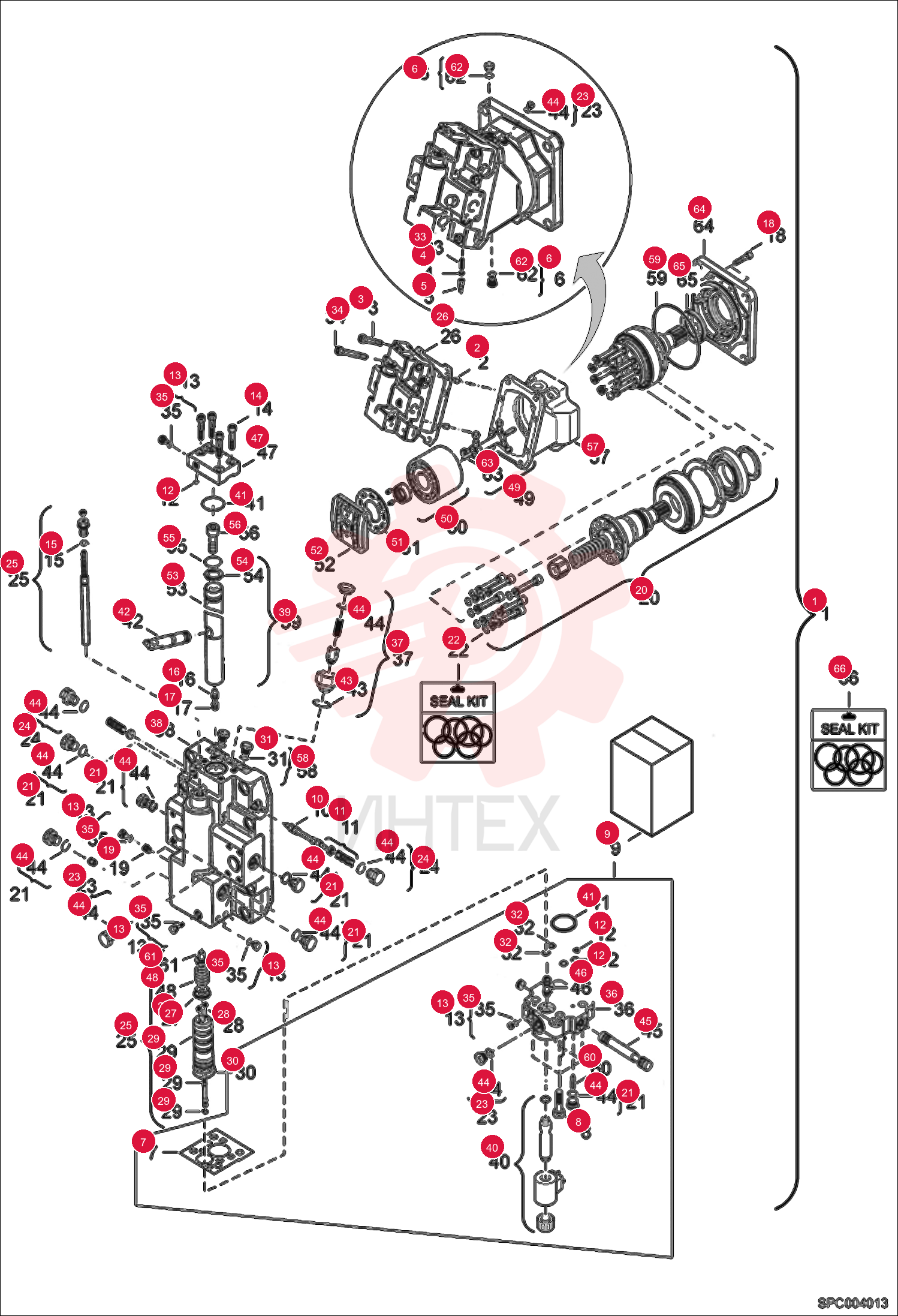 MOTOR, DRIVE HYD
