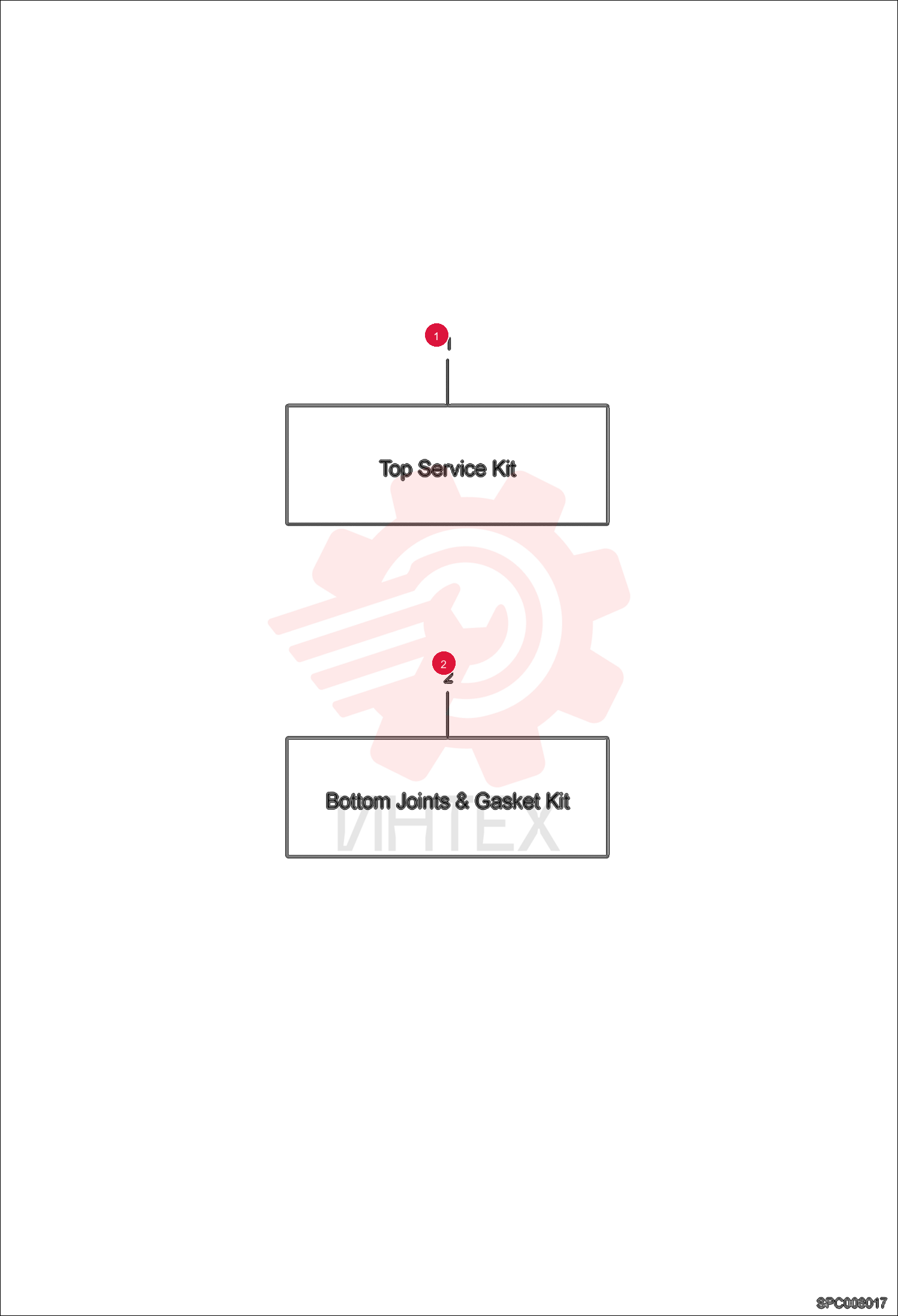 TOP JOINT AND GASKET KIT
