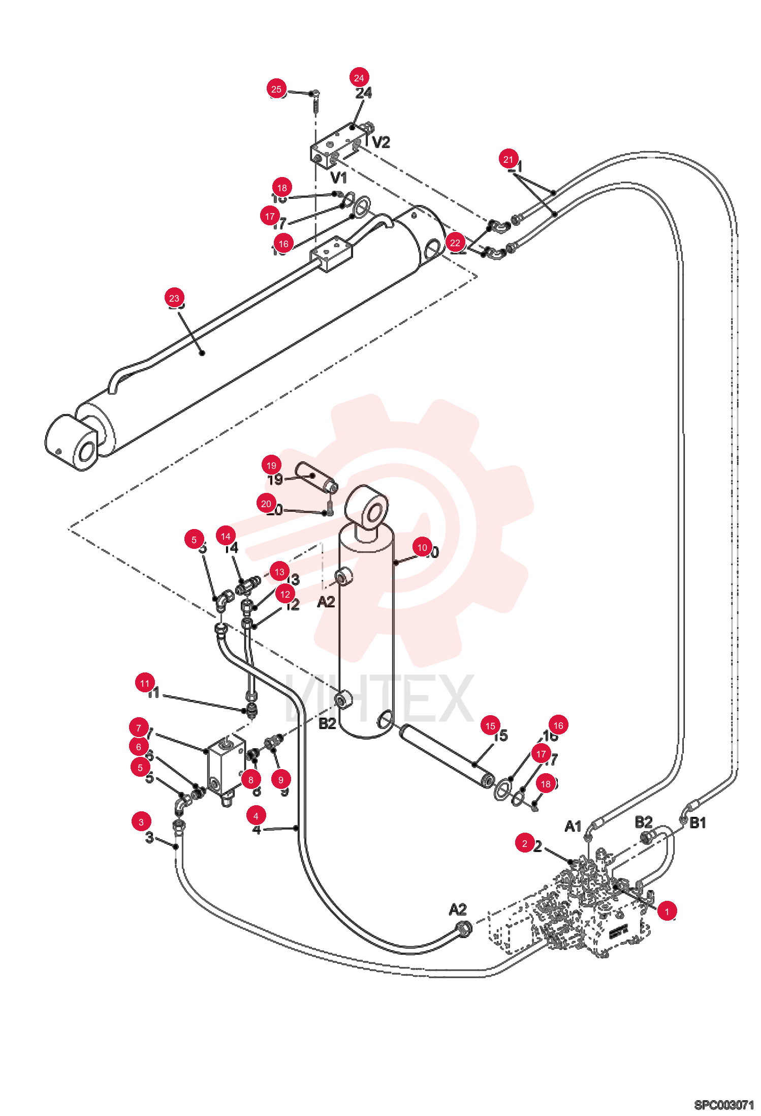 UNION 7/8 JIC 3/4 BSPP 014375-02C (4)