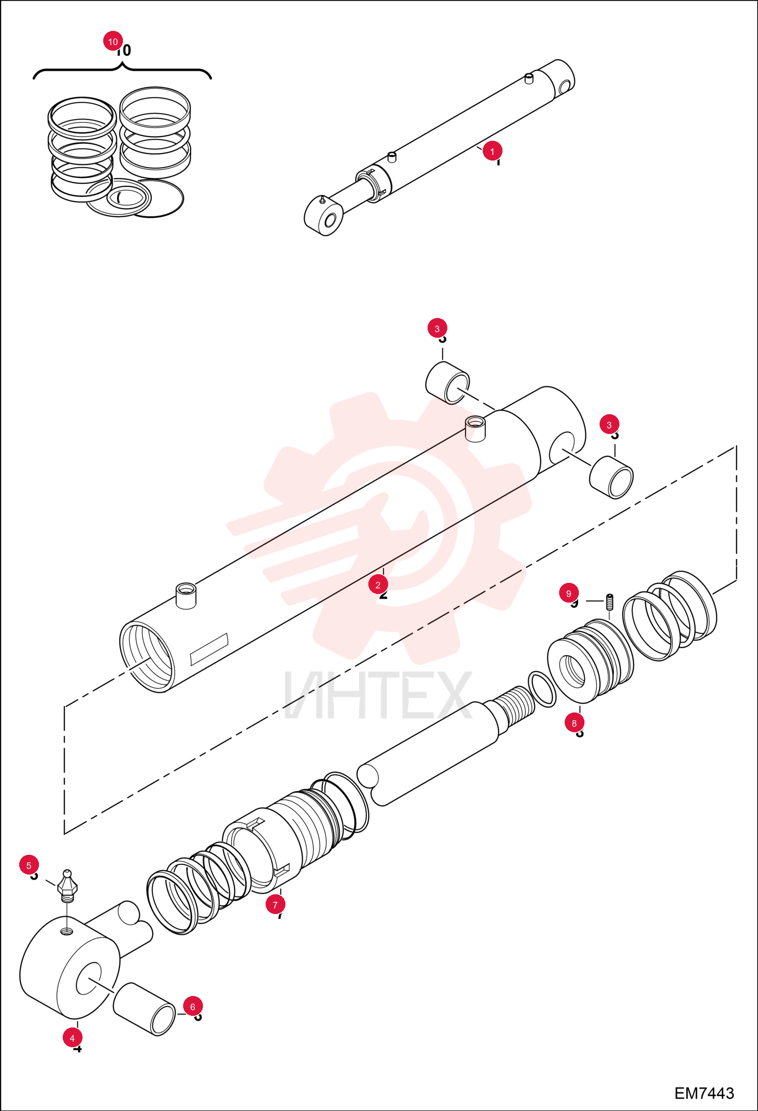 COMPENSATION CYLINDER