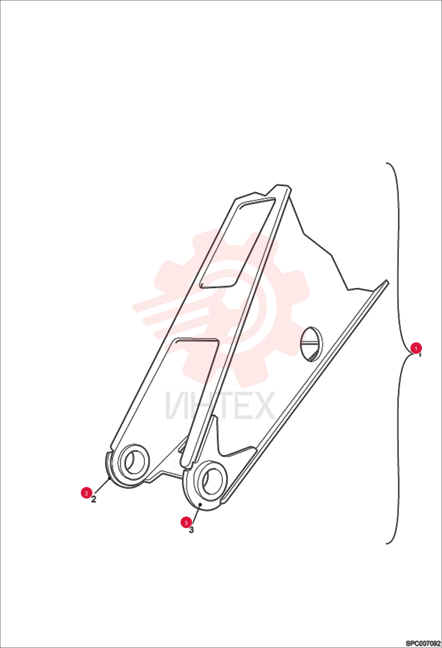 KIT BOOM HEAD REINFORCEMENT 6915448 (1)