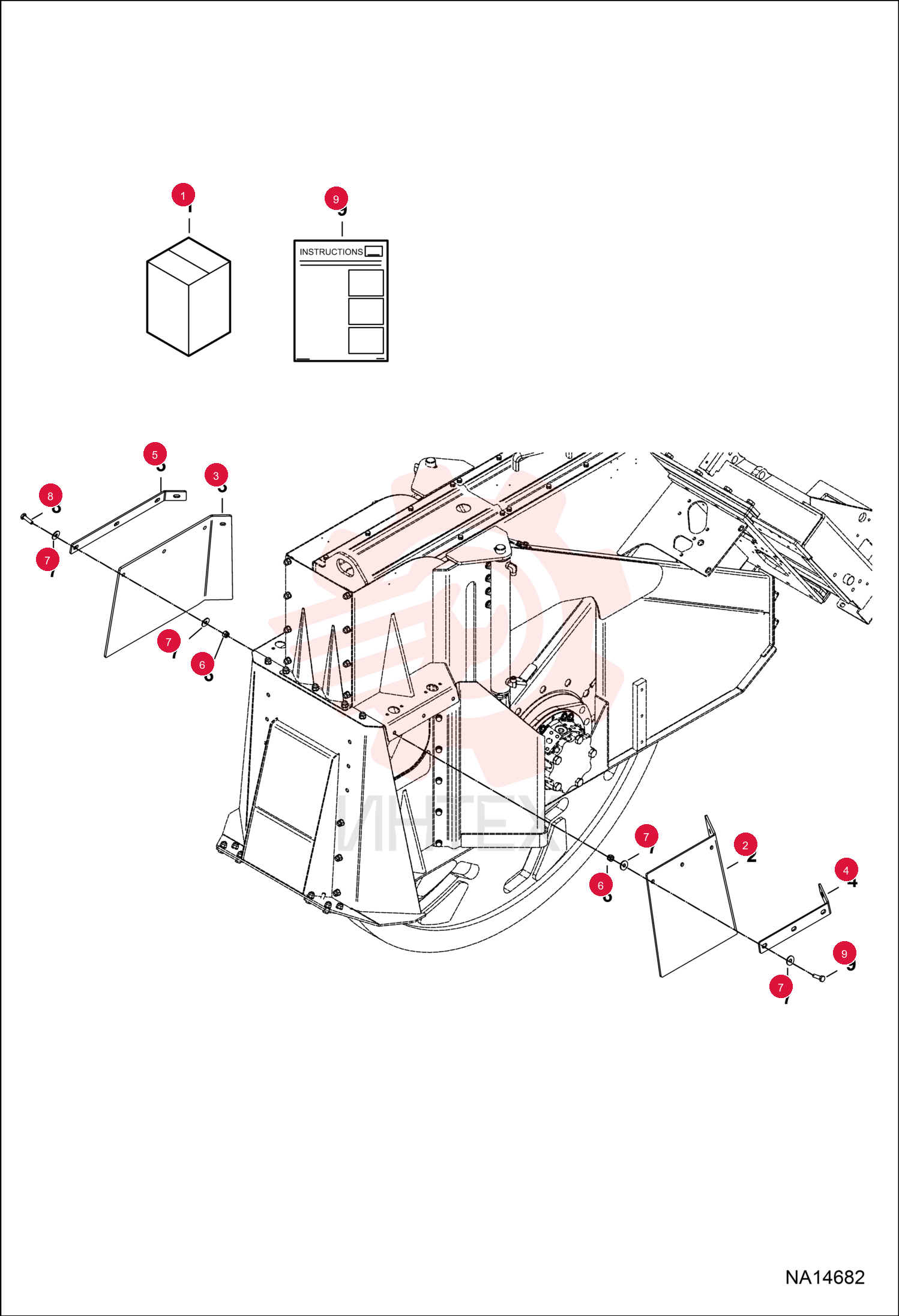 KIT DEBRIS SHIELD 7341700