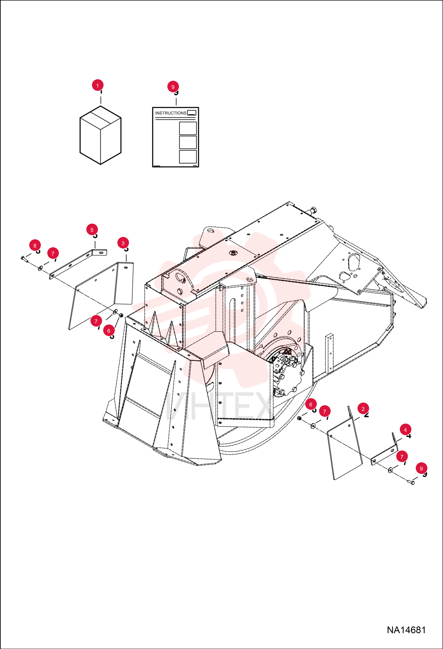 KIT DEBRIS SHIELD 7341699