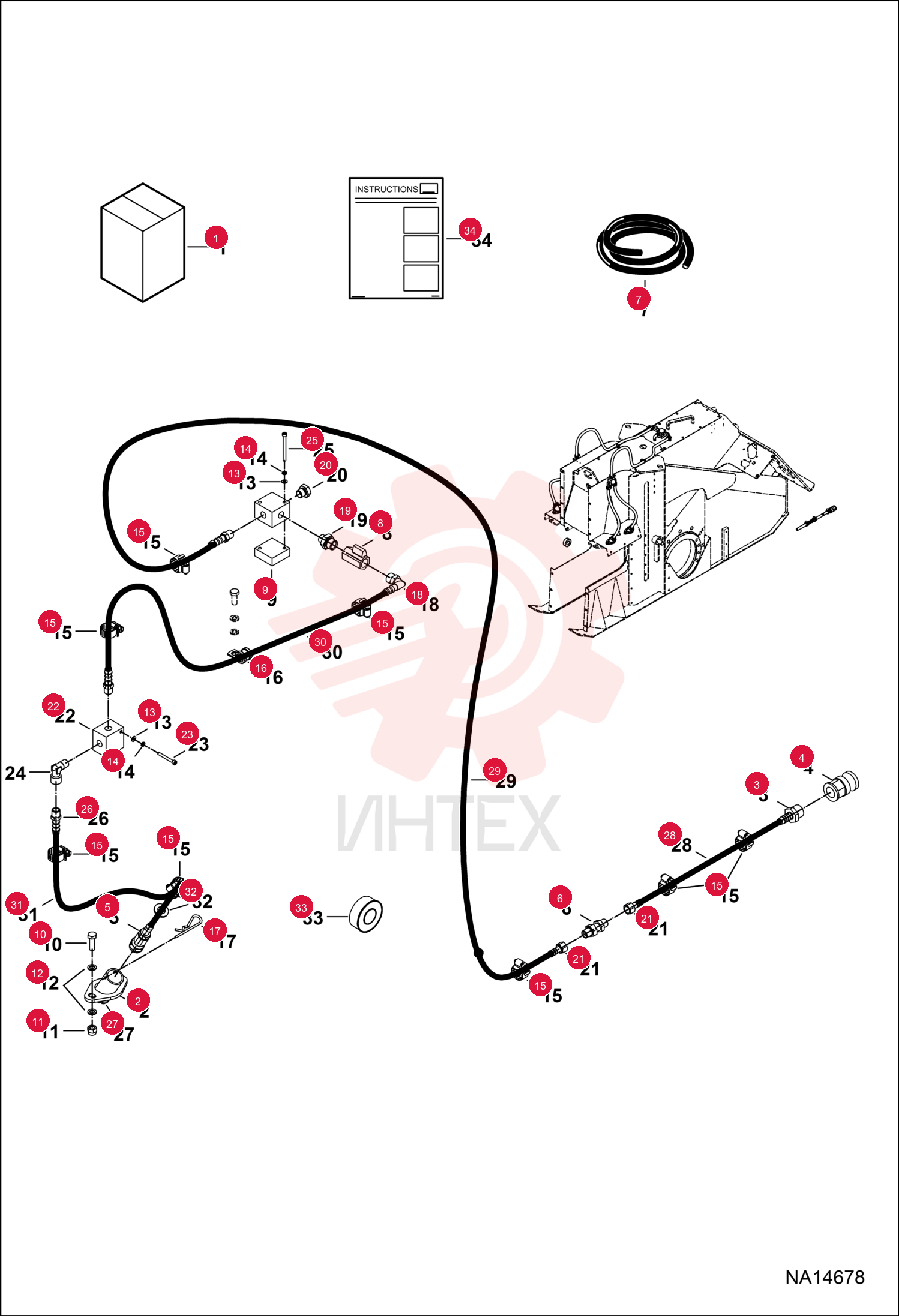 KIT NOZZLE SPRAY 7339486