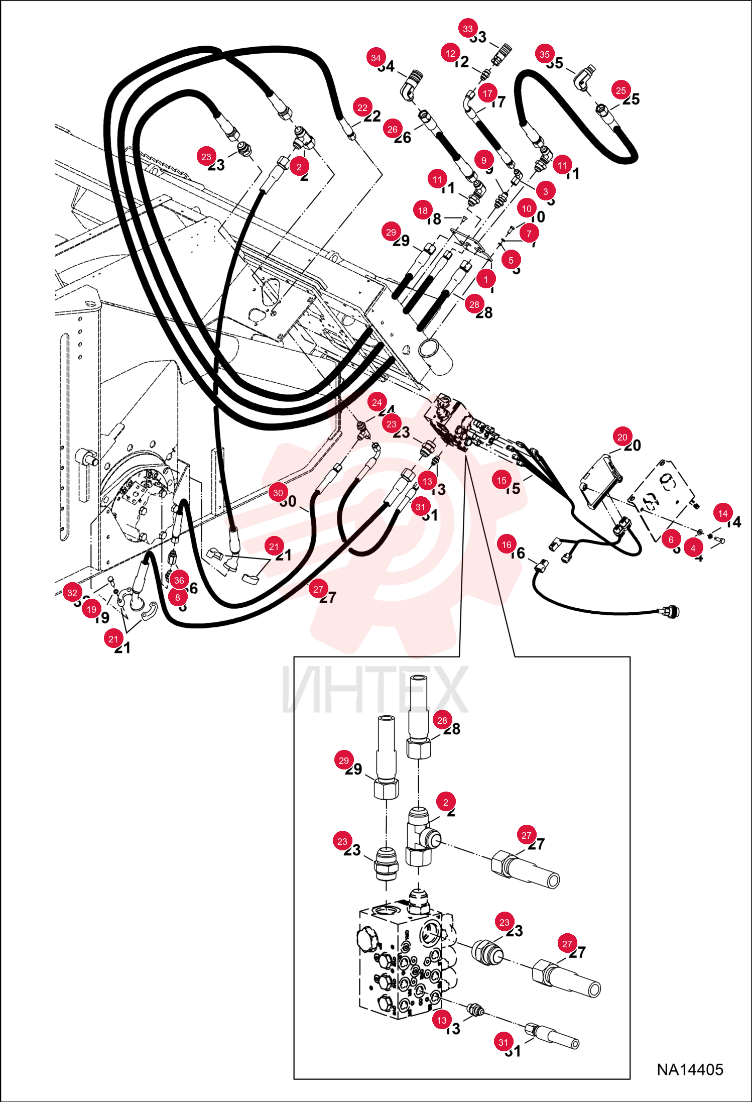 MOUNT HOSE 7337489