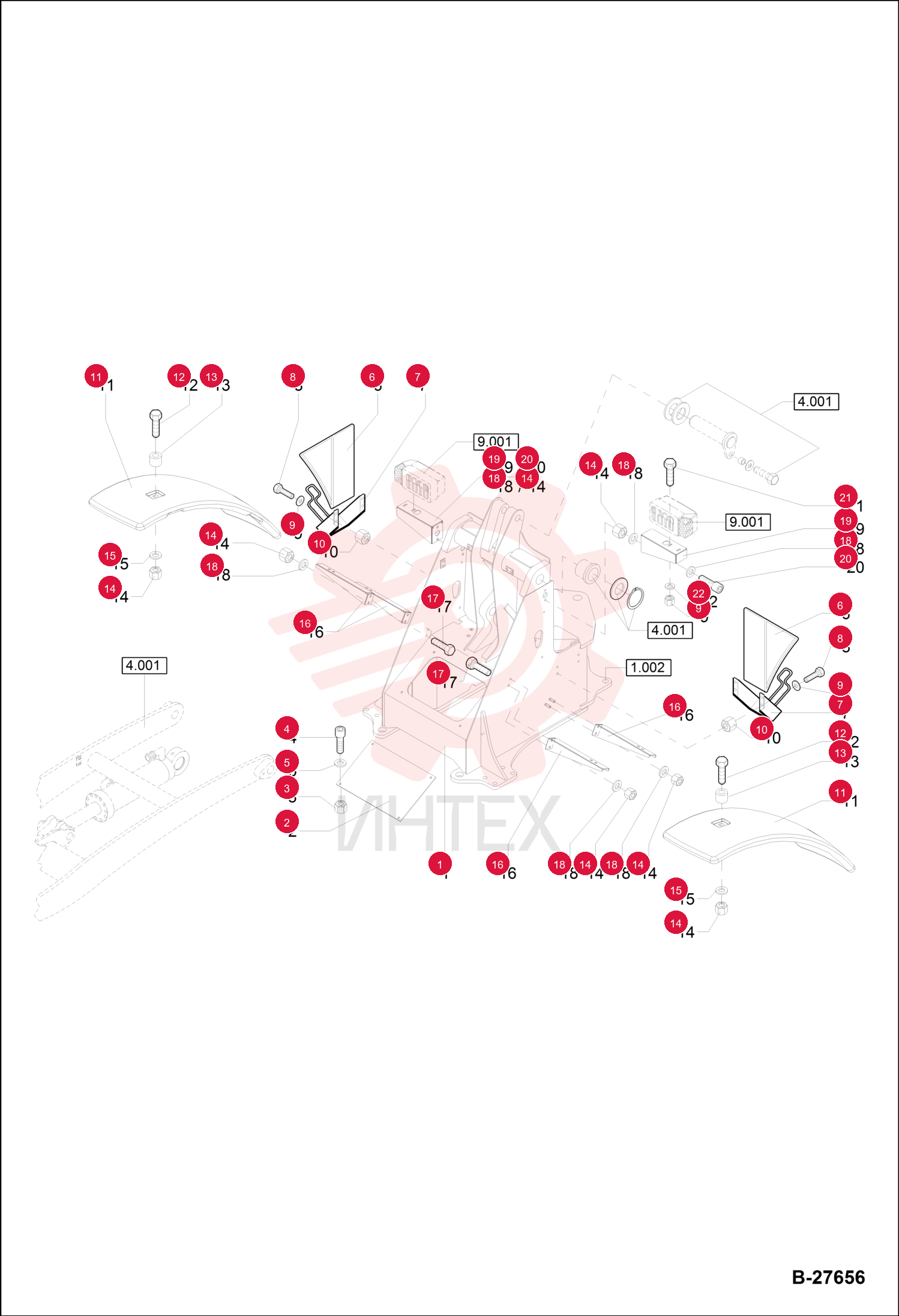 CHASSIS, FRONT 6452001001