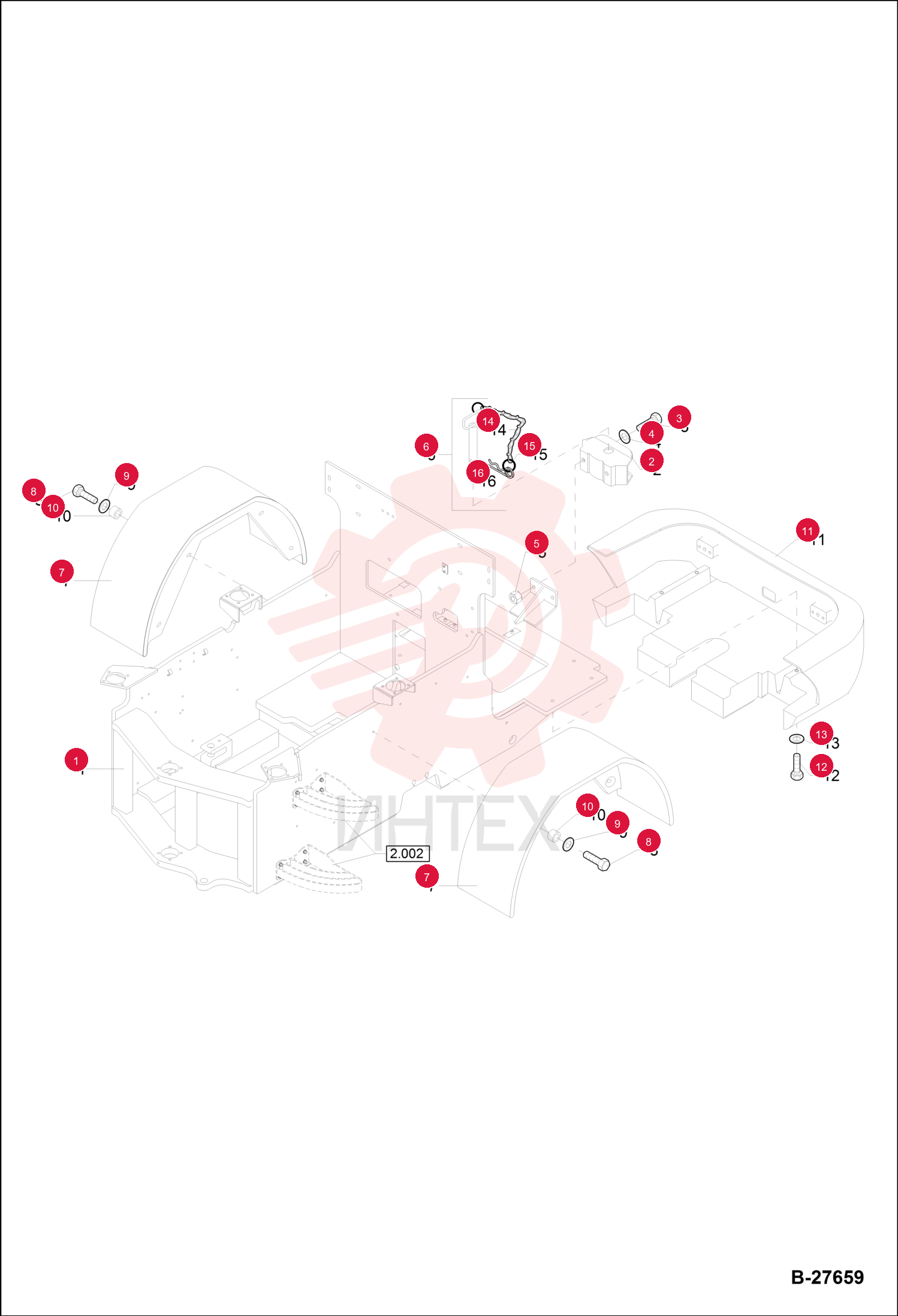 CHASSIS, REAR CPL. 6452005001