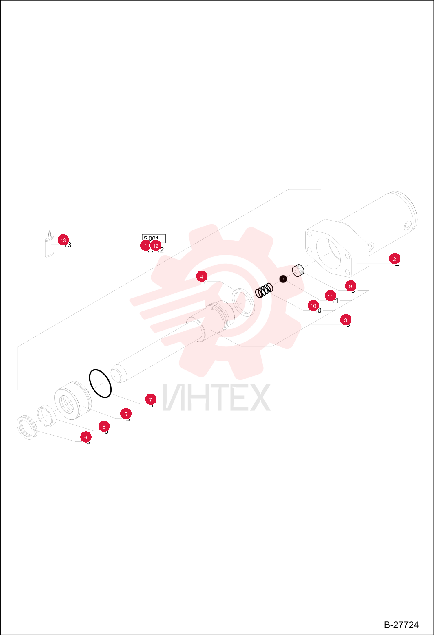 CYLINDER, HYD 6502116100