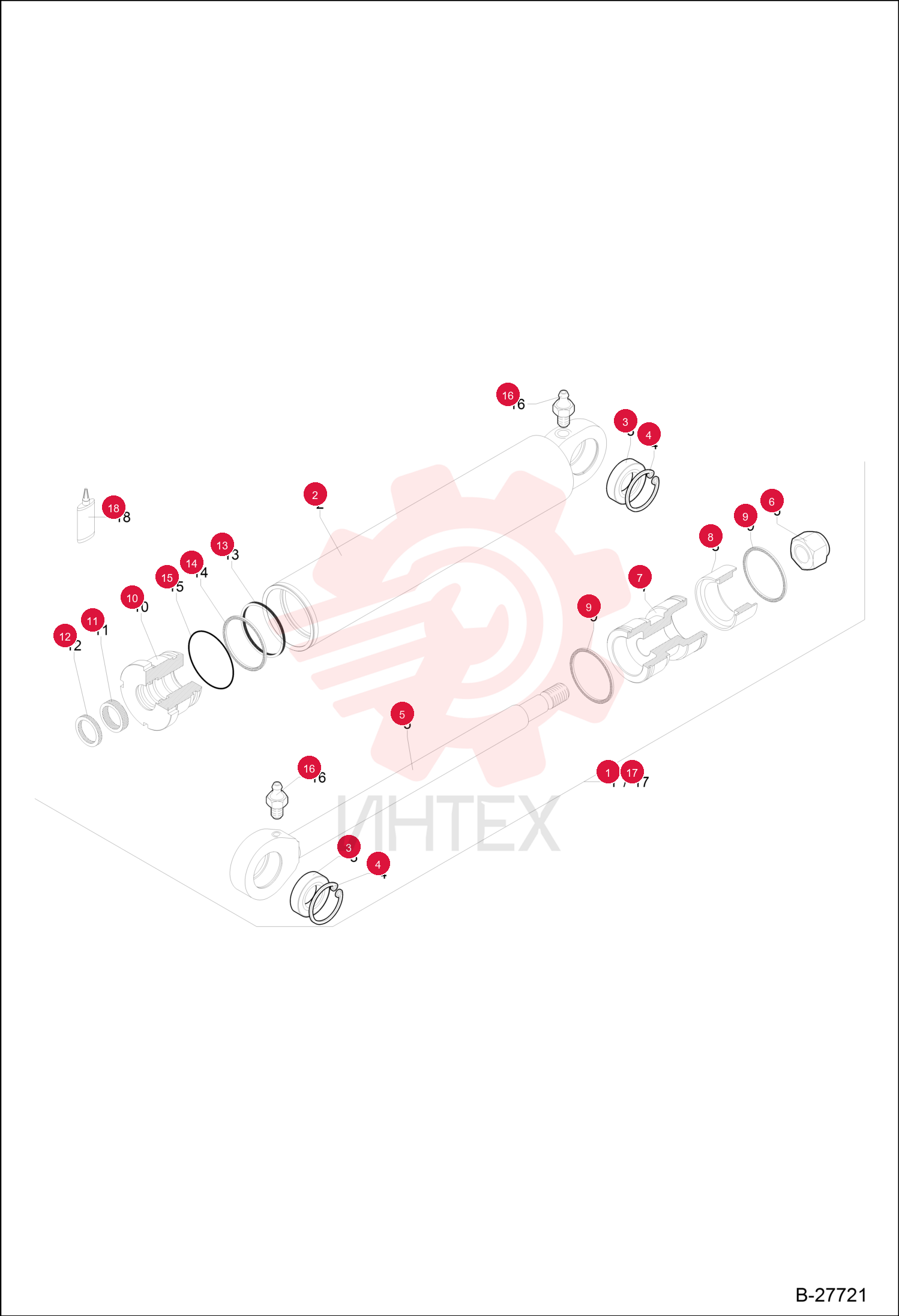 CYLINDER, HYD CPL 6500507500