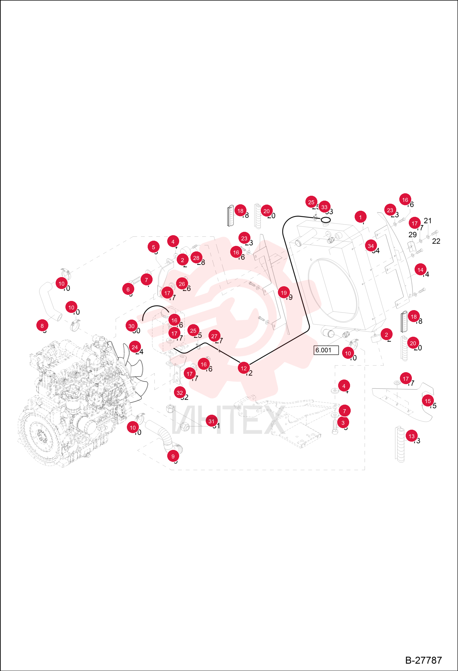 COOLER, RADIATOR 5010661070