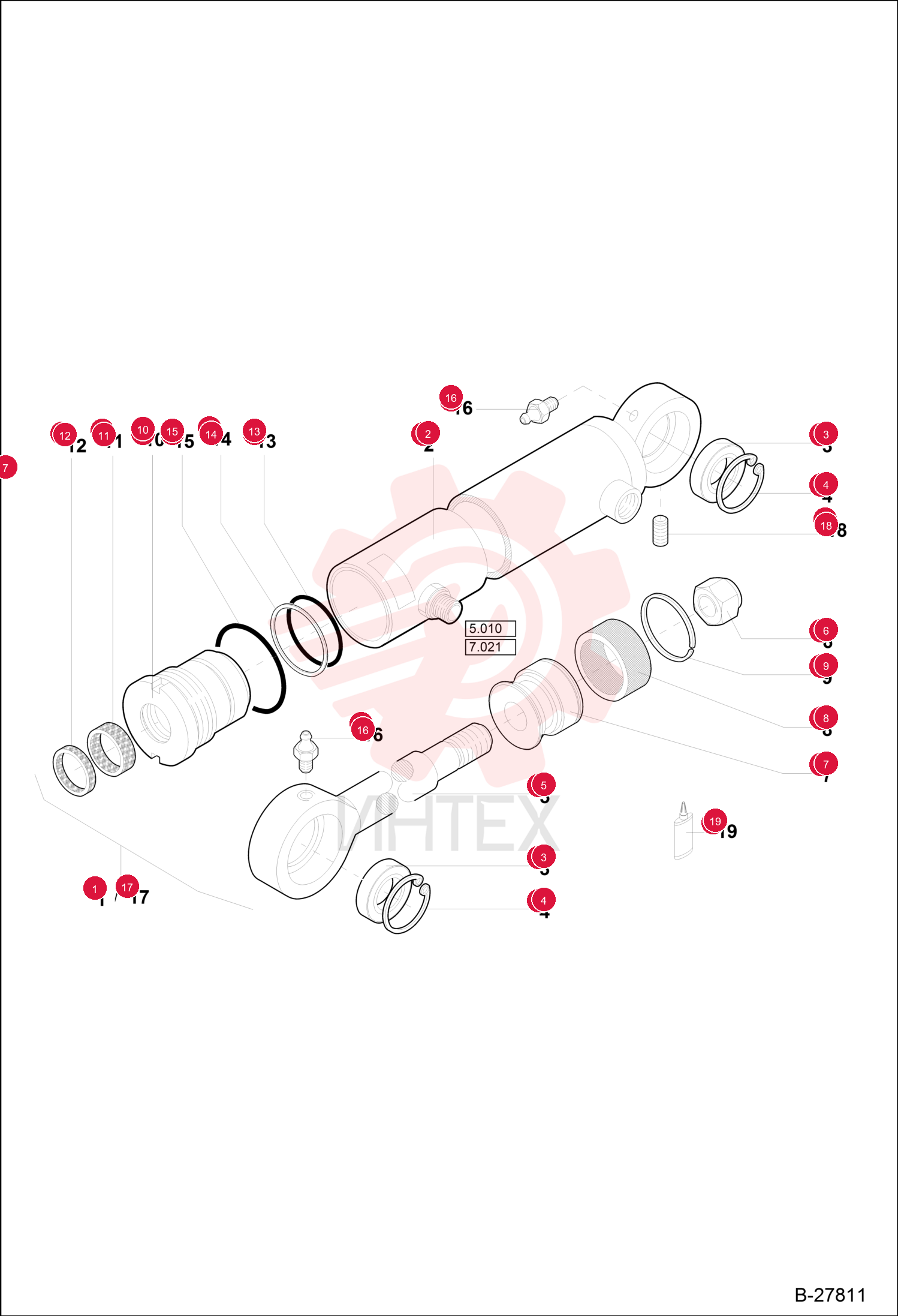 CYLINDER, HYD 6500535000
