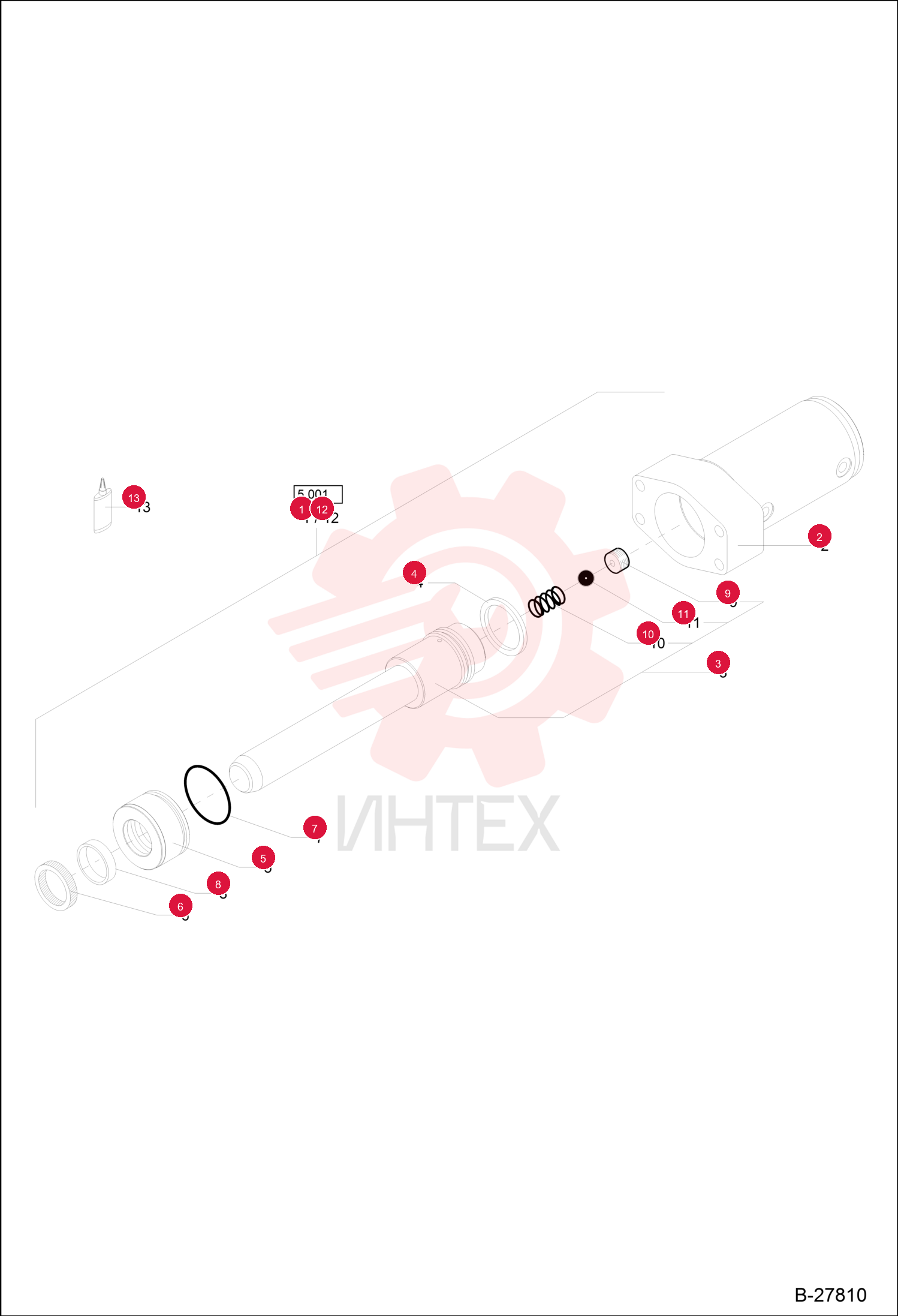 CYLINDER, HYD 6502116100