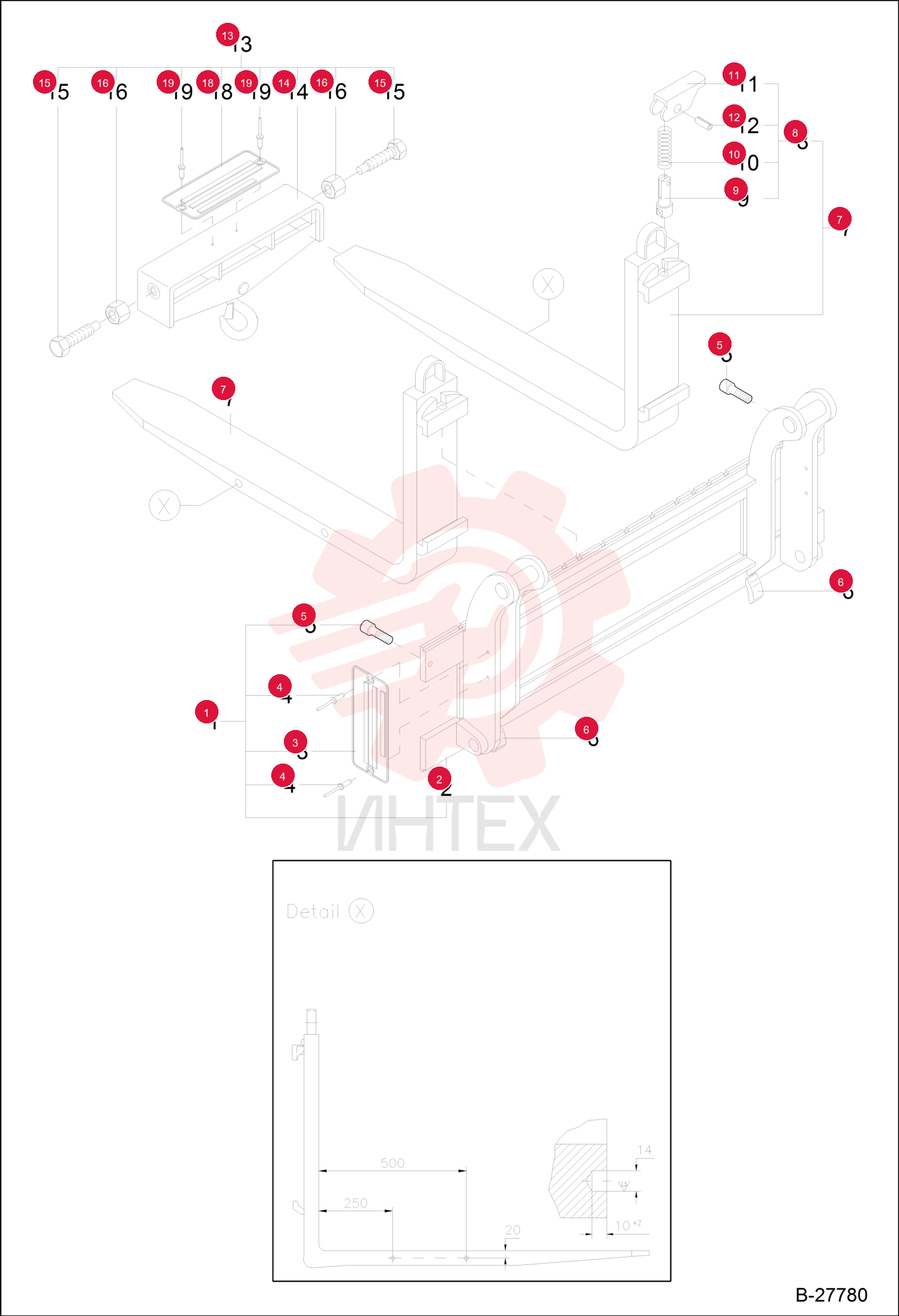 FORK, ATTACHMENT 6397712000