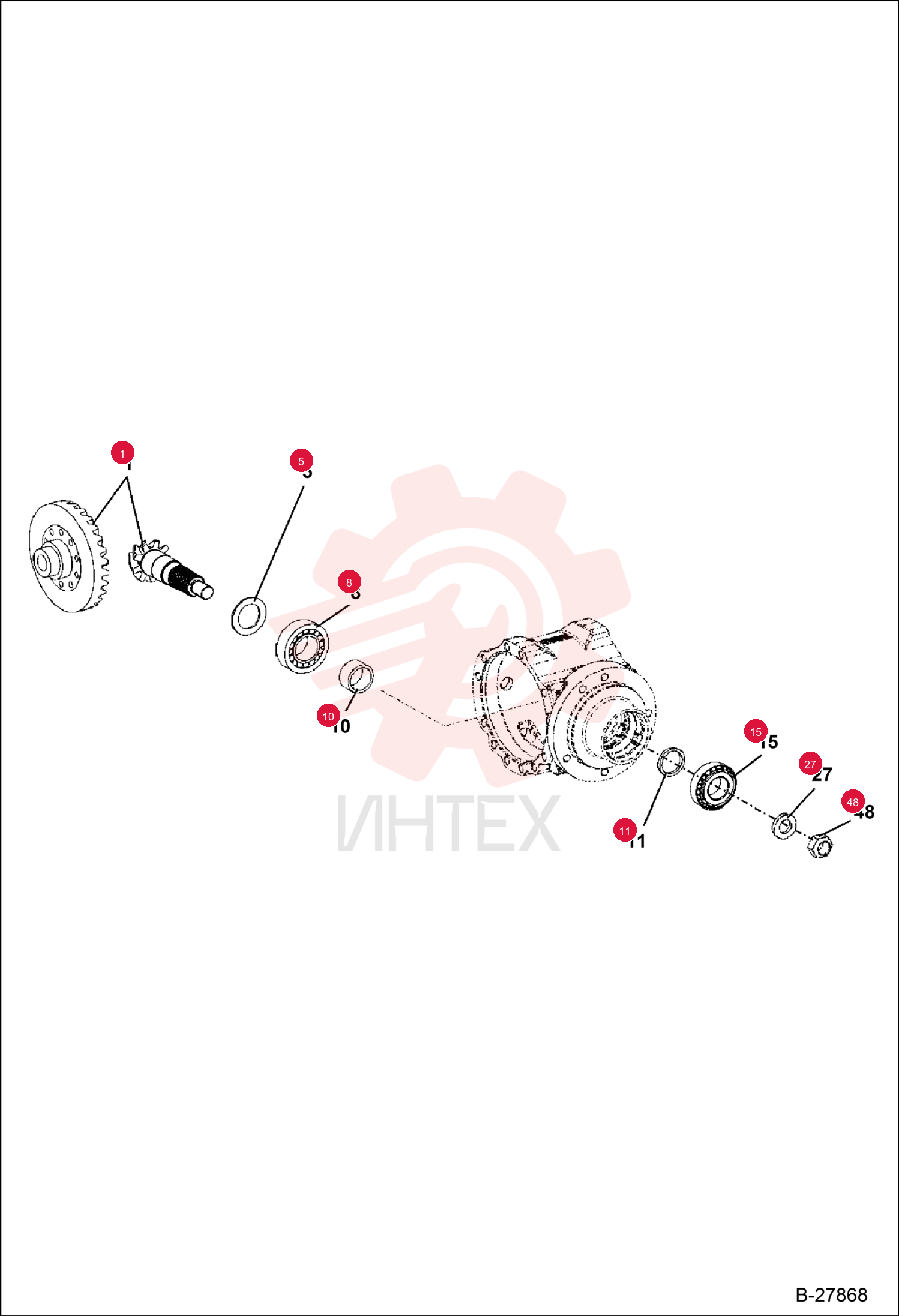GEAR, BEVEL SET 5904662614 (1)