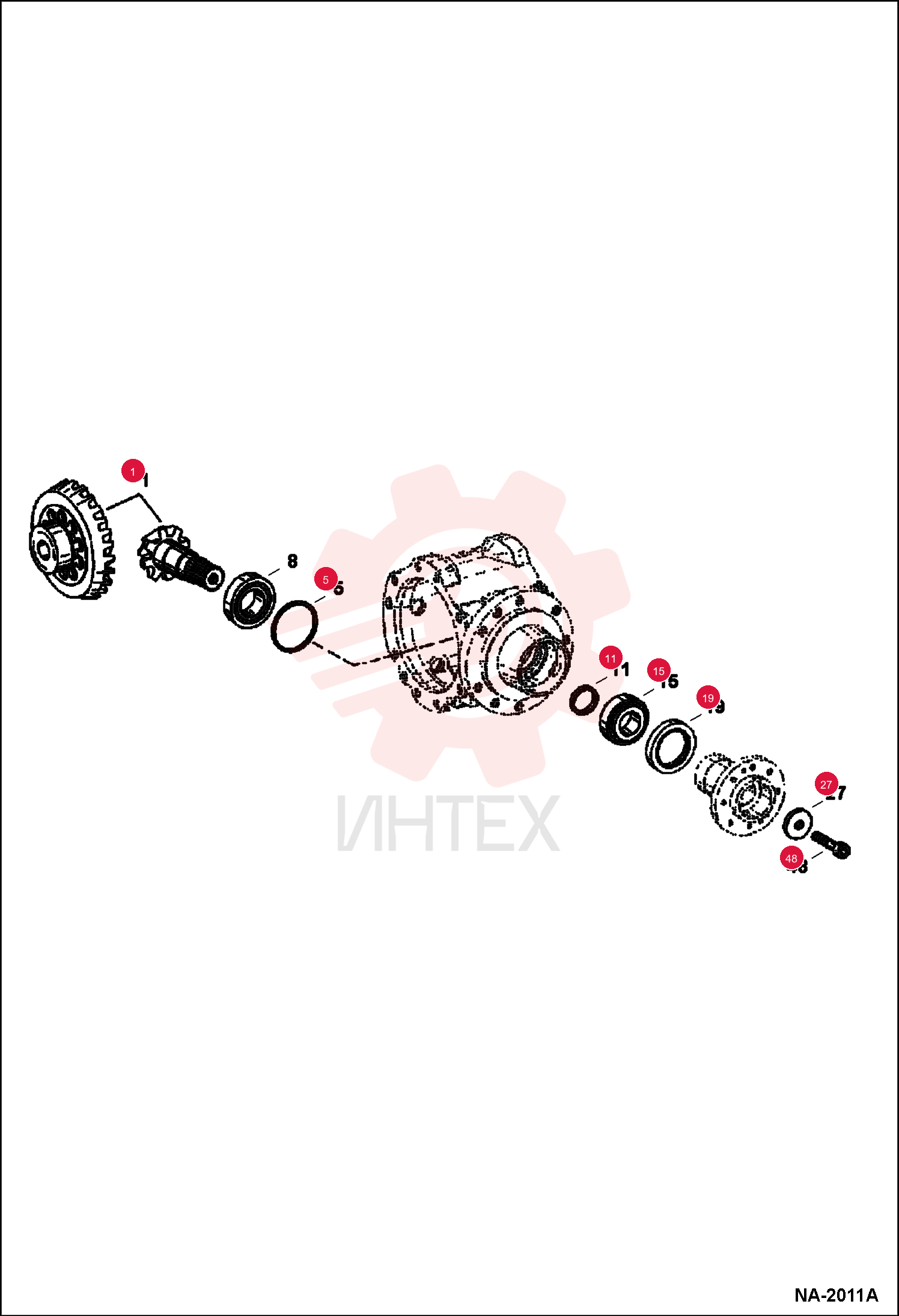 GEAR, BEVEL SET 5904658779 (2)