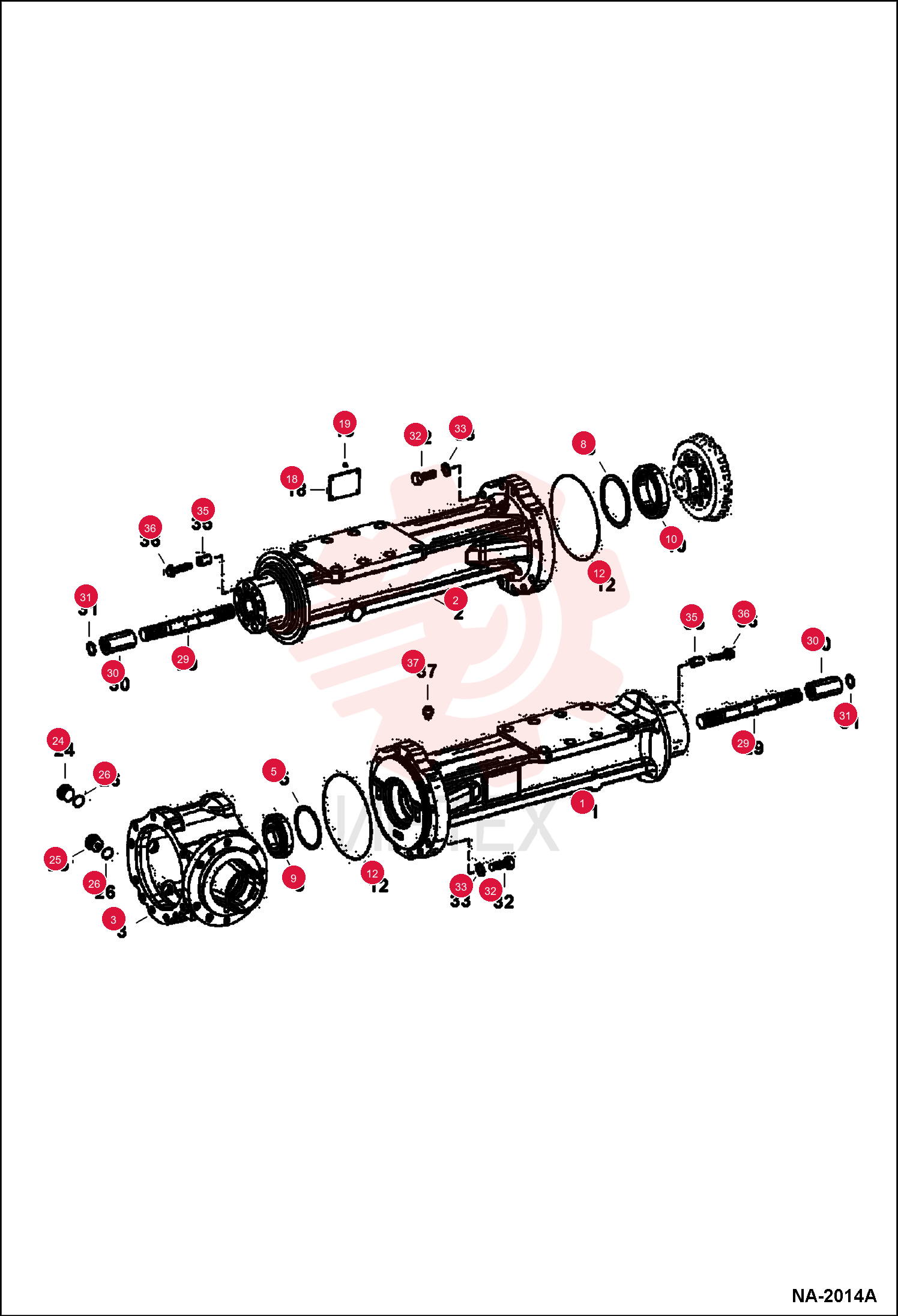 HOUSING, AXLE 5904658833 (3)