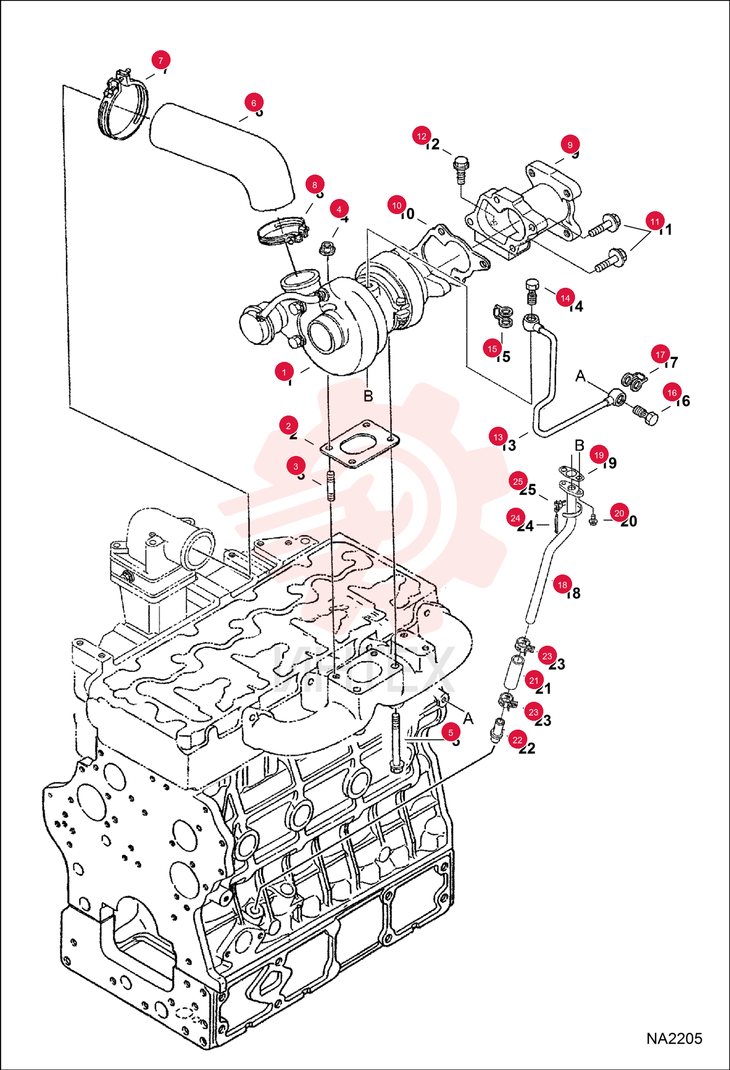 TURBOCHARGER 6689305
