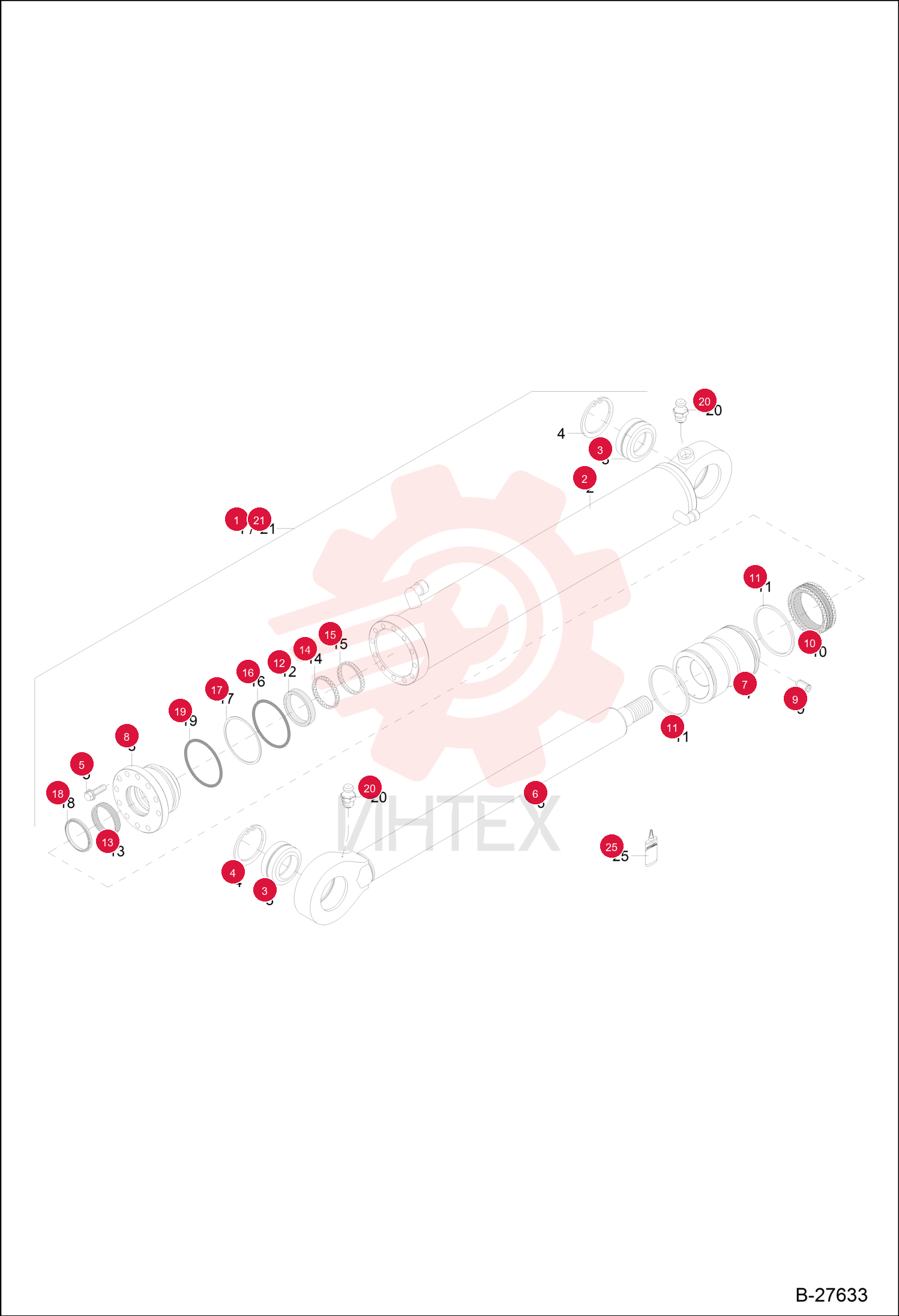 CYLINDER, HYD 6501249000