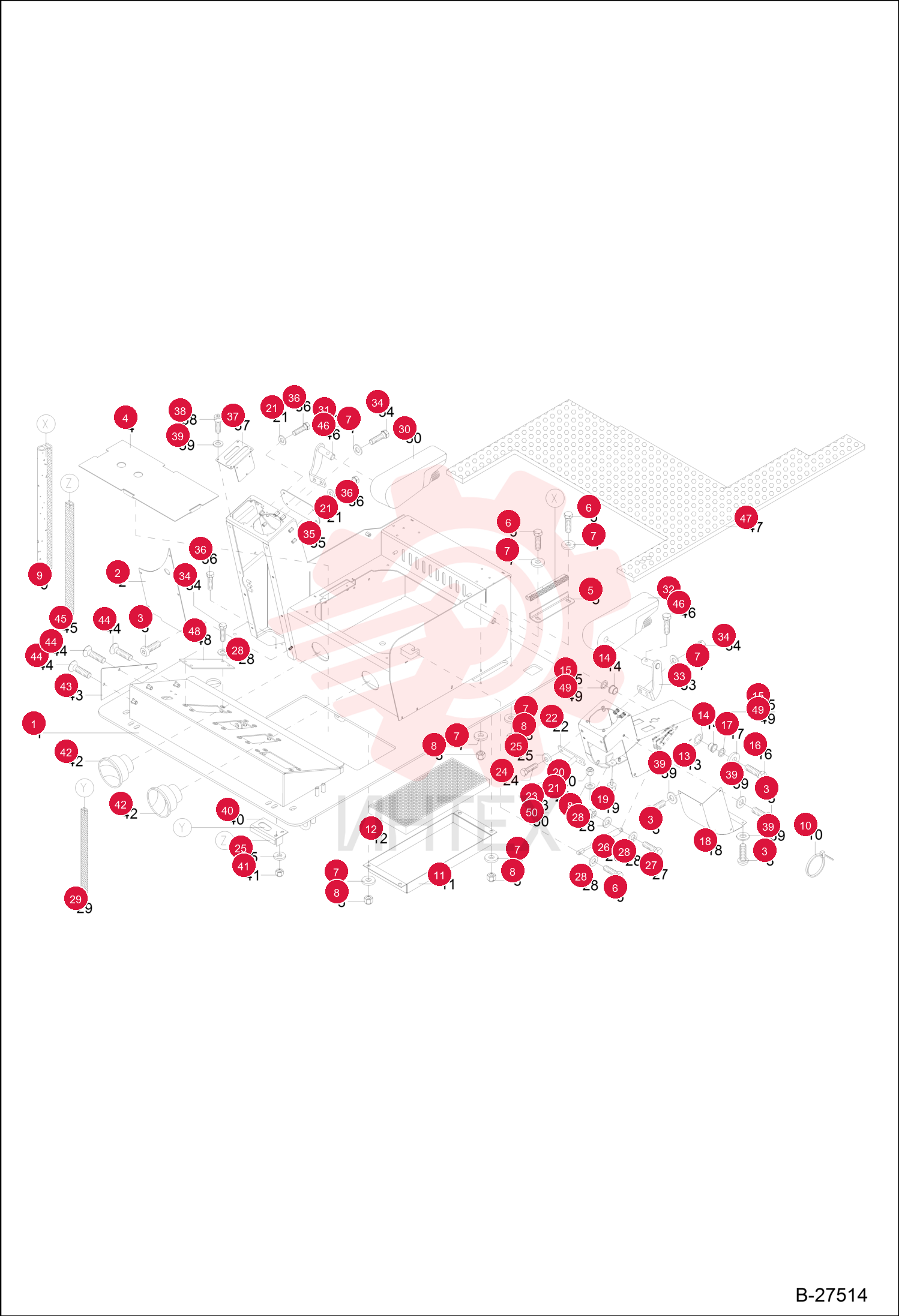 FLOOR FRAME 6190026102