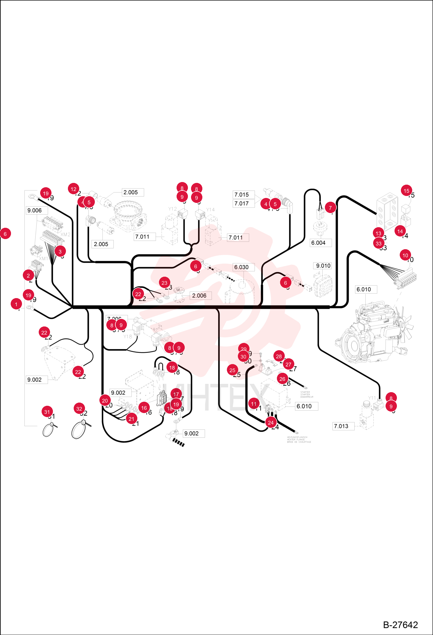 HARNESS, WIRE CPL. 0207507060
