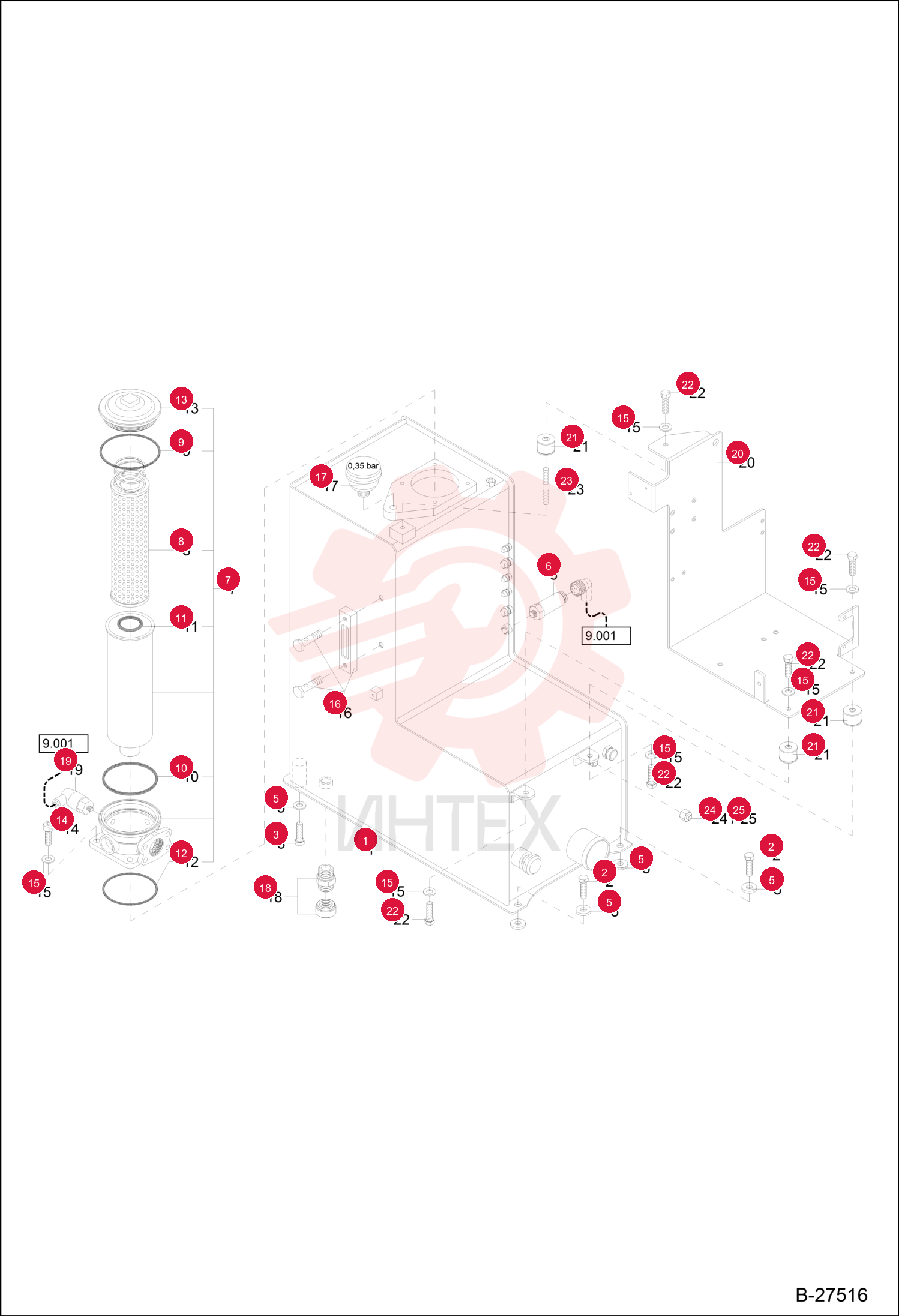TANK, HYD OIL 6207513102