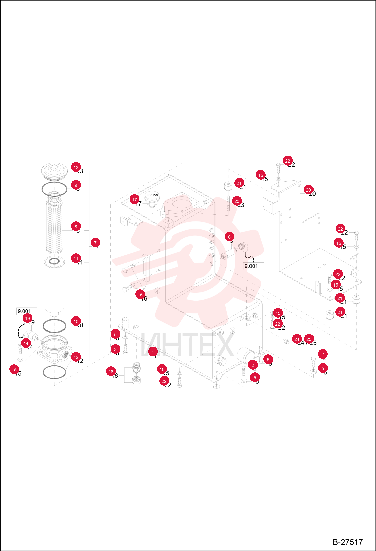 TANK, HYD OIL 6207513002