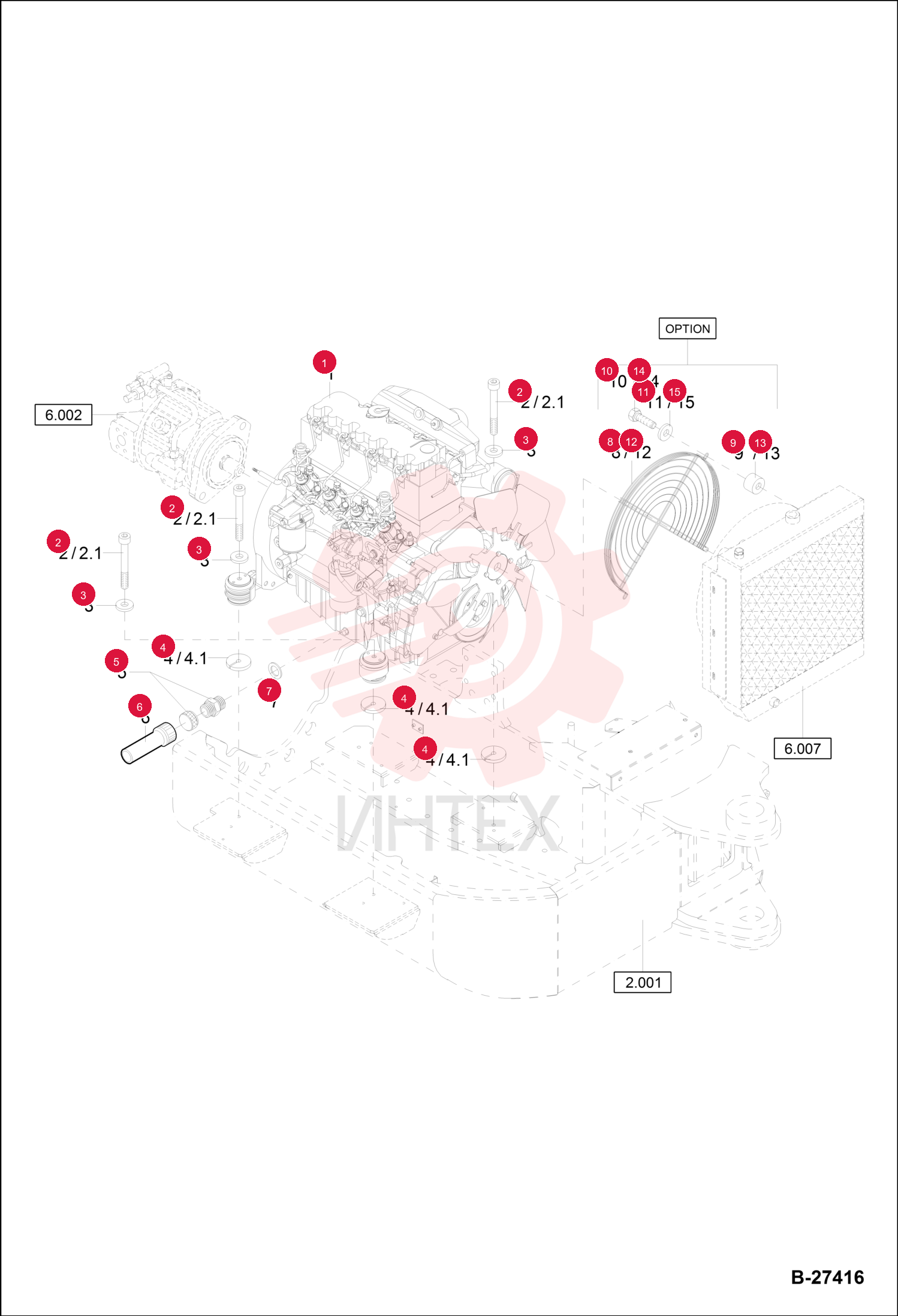 ENGINE, TEREX 442 5411662230 (1)