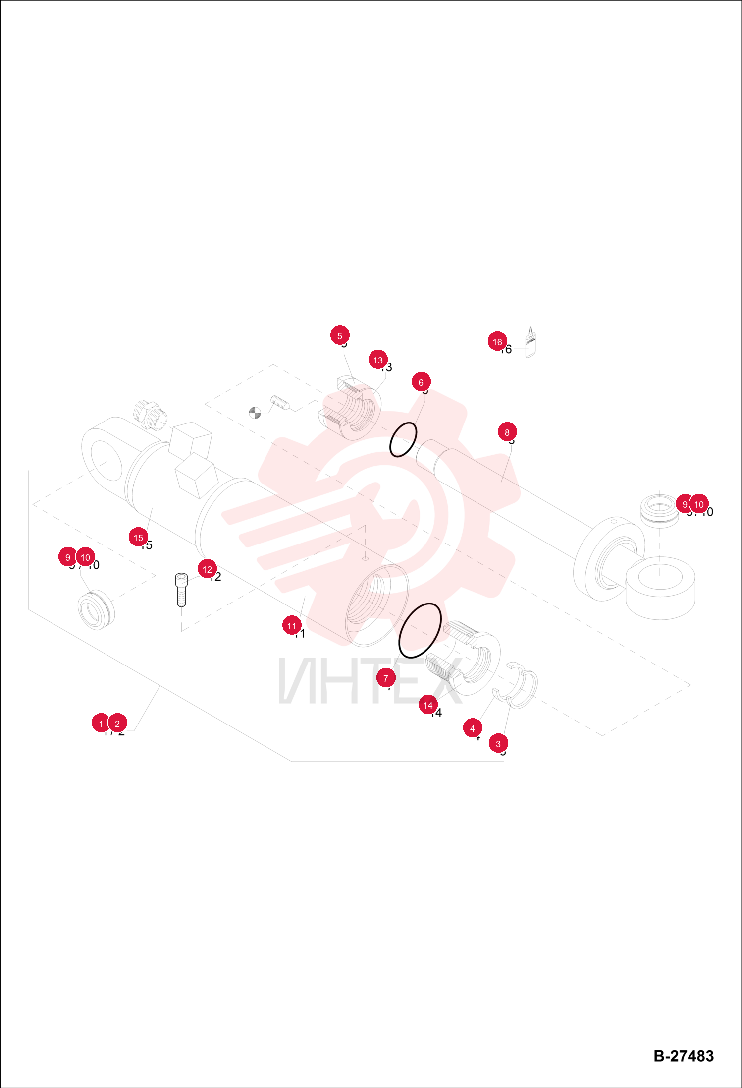 HYDR. CYLINDER 5018001009
