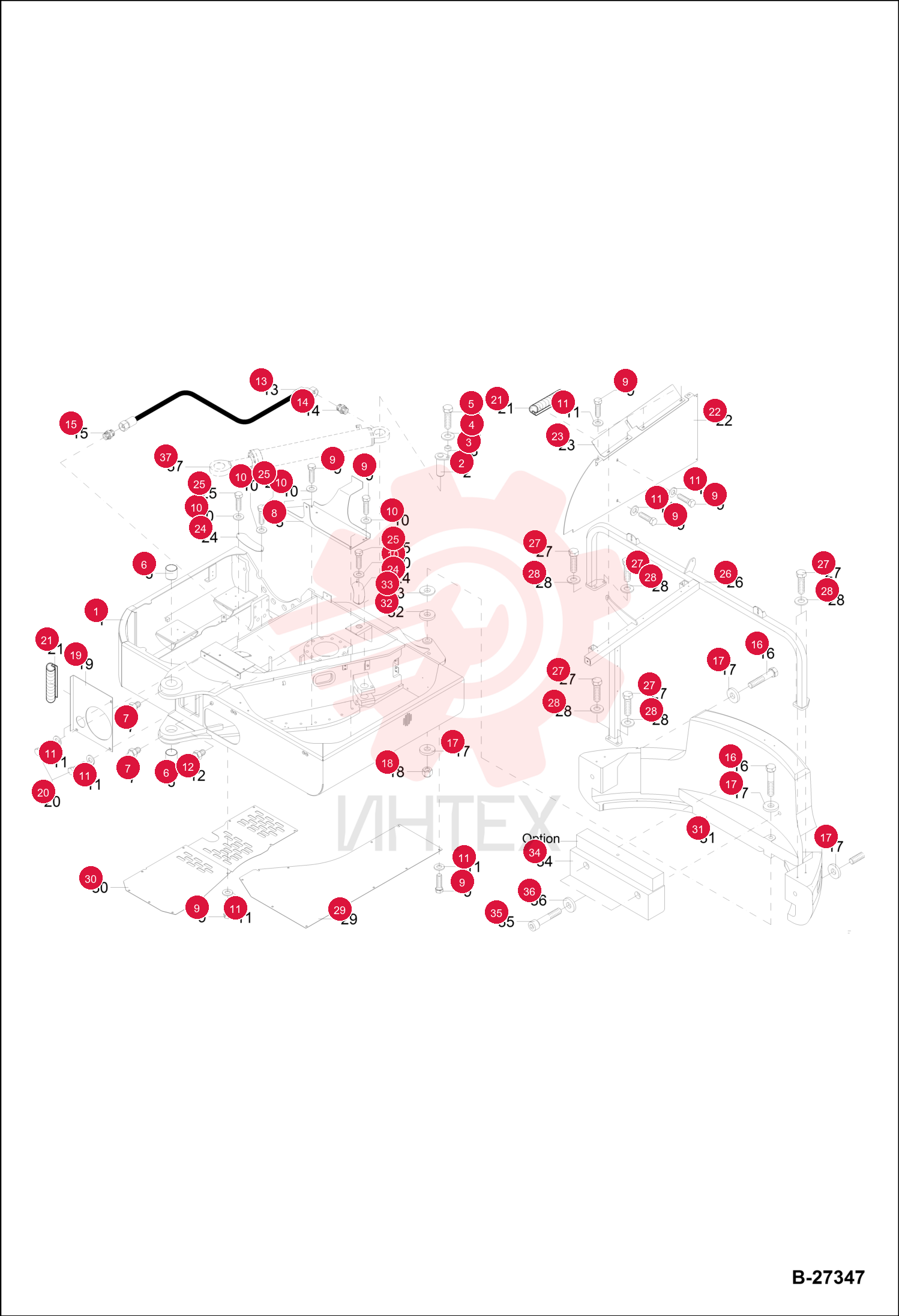 UPPER CARRIAGE 0234005001
