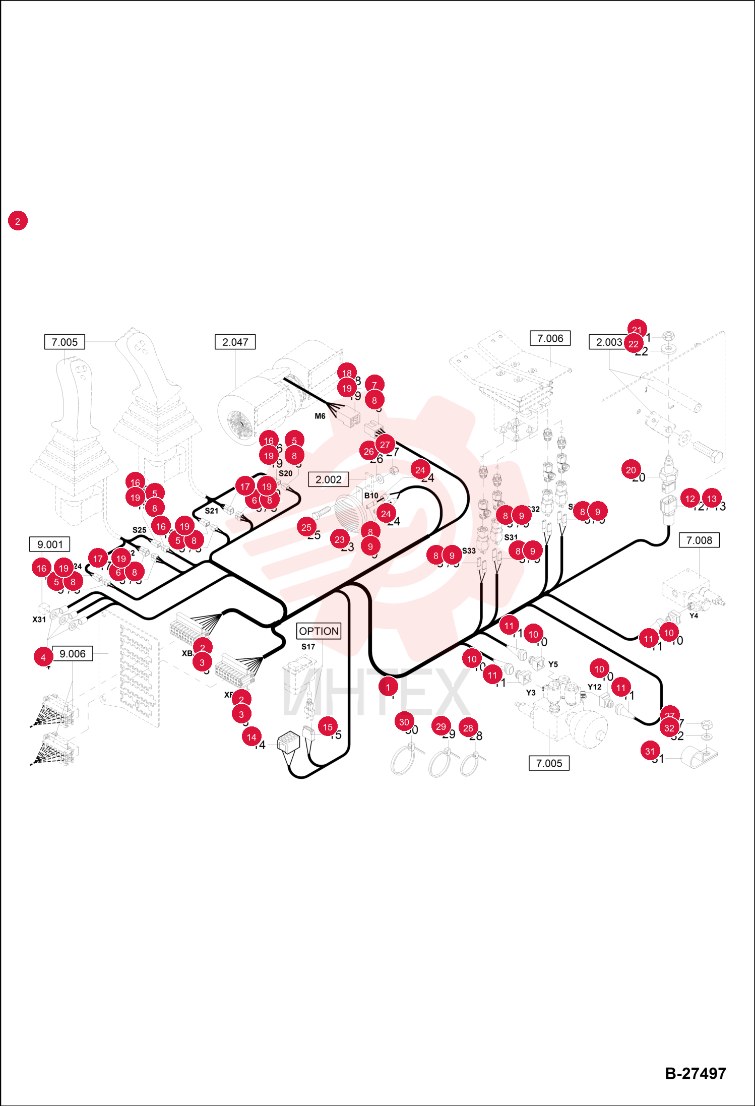 WIRE HARNESS CPL. 0234007070 (2)