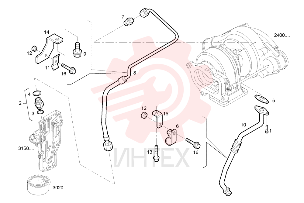 SCREW,Hex, Flg Hd, M6 x 16